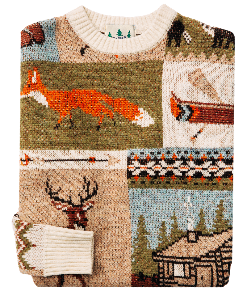 KJP Into the Woods Patchword Crewneck Fall Sweater – Kiel James KJP Into the Woods Patchword Crewneck Fall Sweater – Kiel James