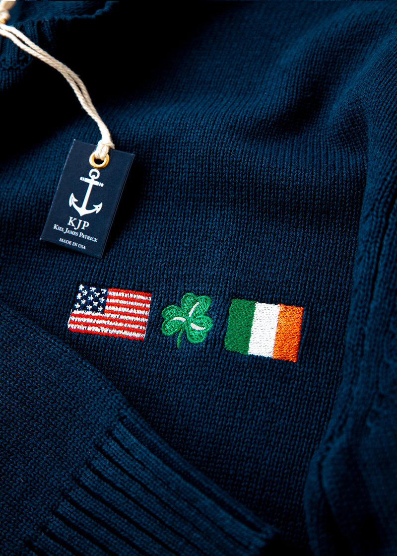 Embroidered Irish American Sweater (Women's)