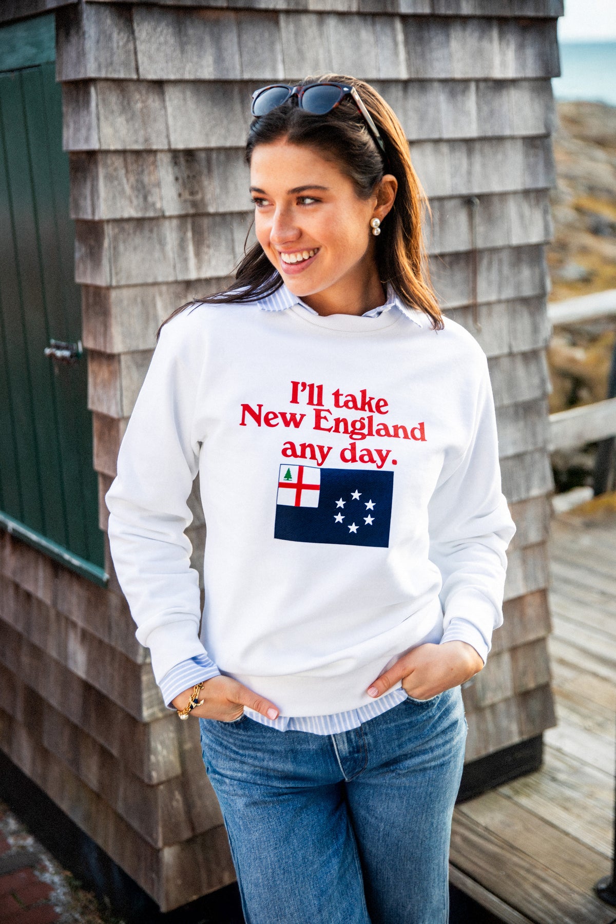 I'll Take New England Any Day Sweatshirt