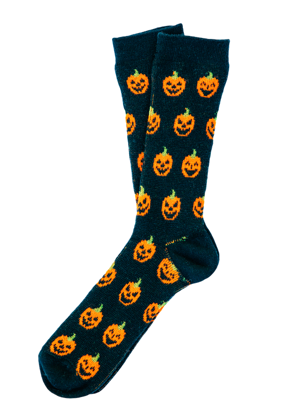 Jack-O-Lantern Socks