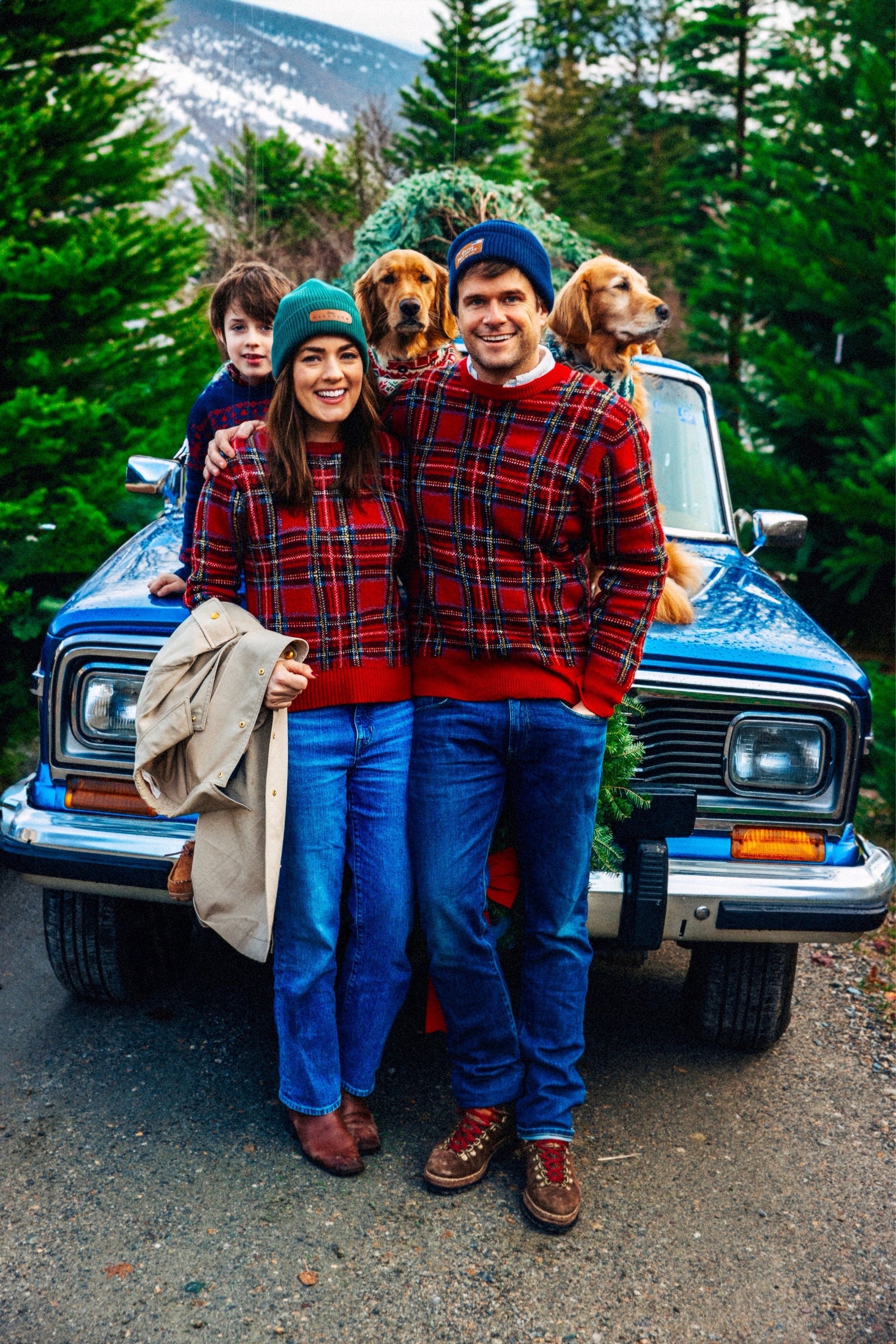 KJP Stewart Crewneck Plaid Wool Blend Sweater – Kiel James Patrick