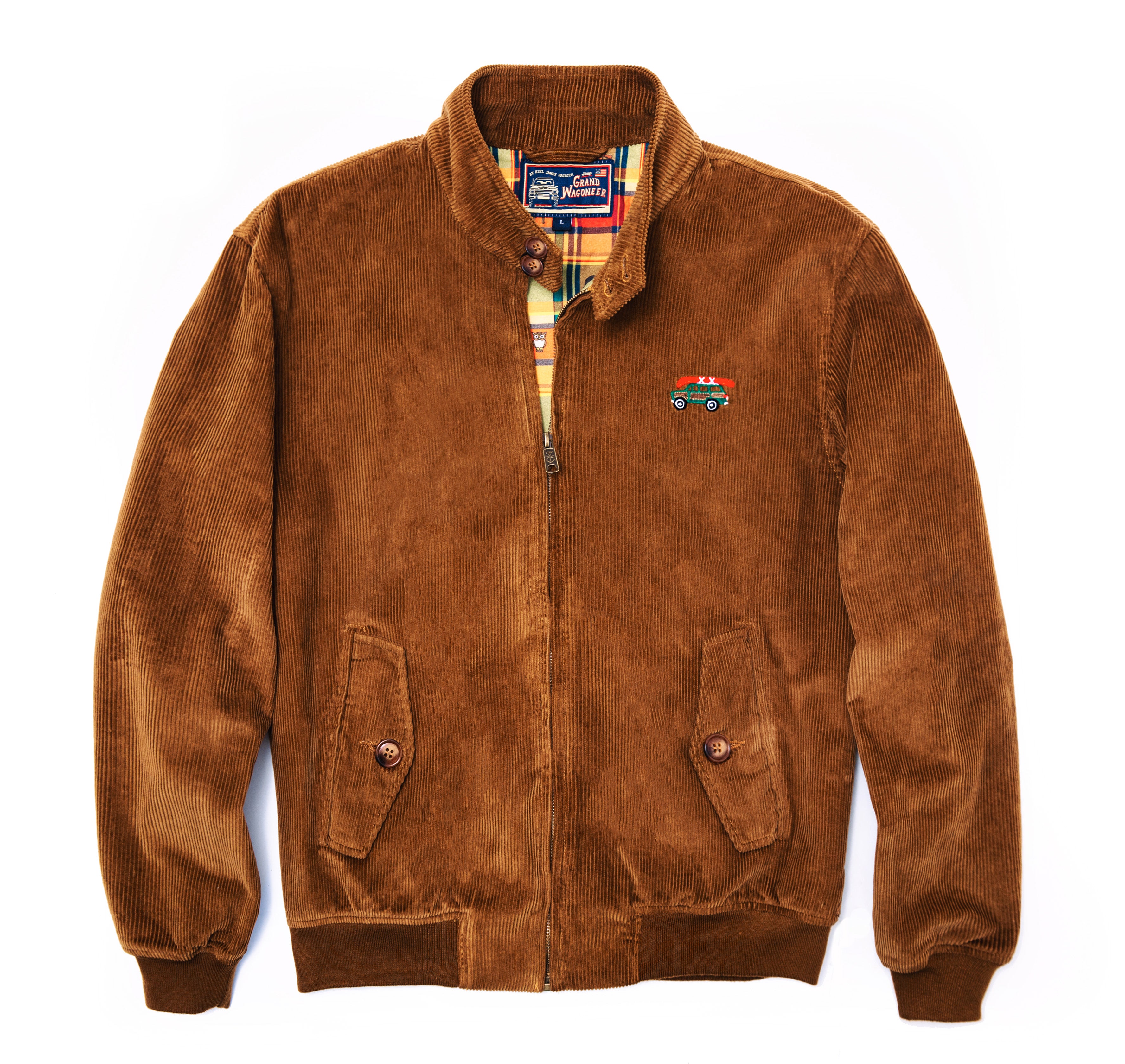 Stretch Corduroy Hood Harrington Jacket | STANDARD