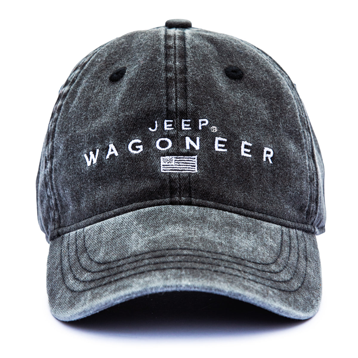 Jeep® x KJP Wagoneer American Flag Embroidered Ball Cap