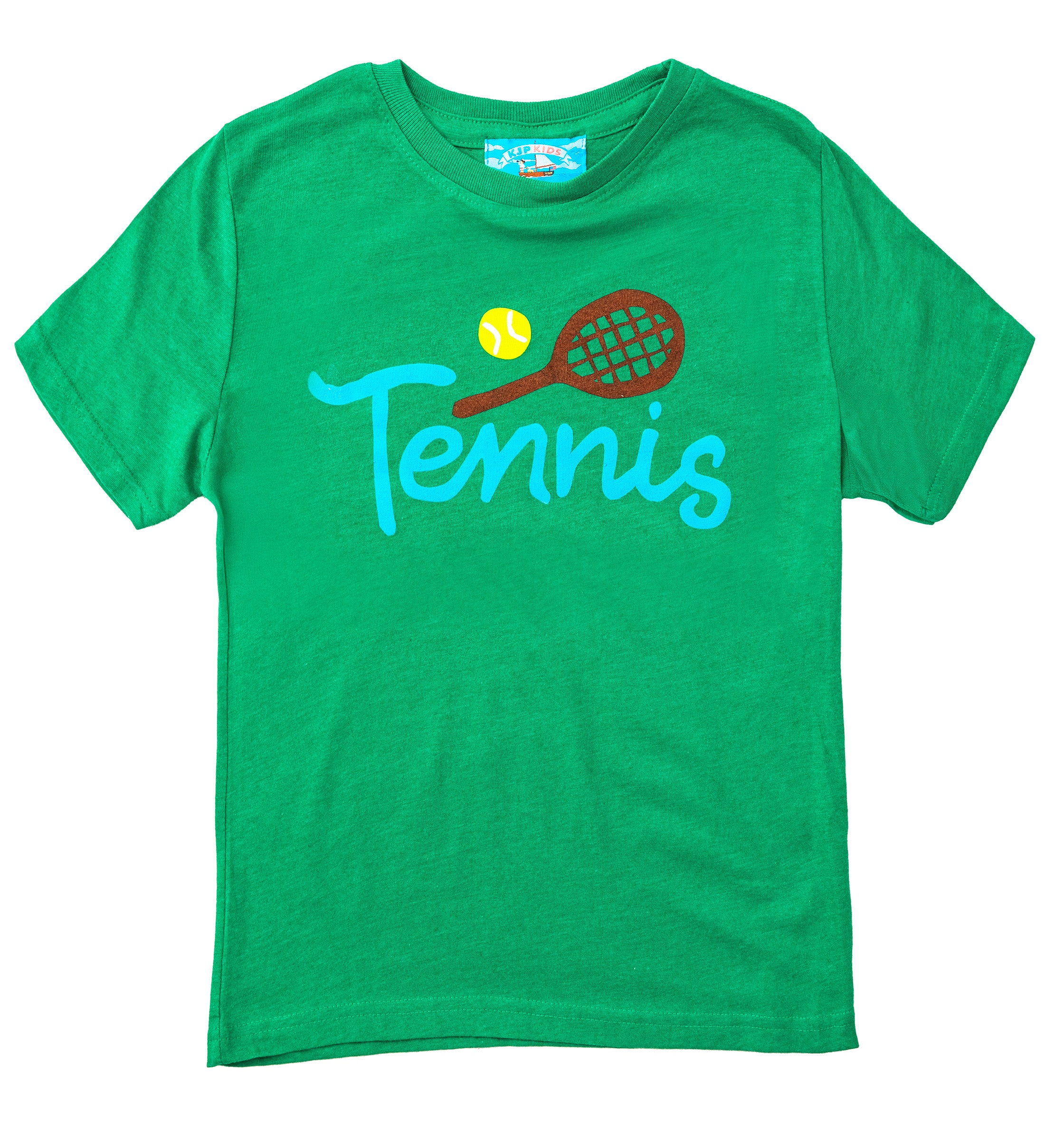 Tennis Kids Graphic T-Shirt in Green