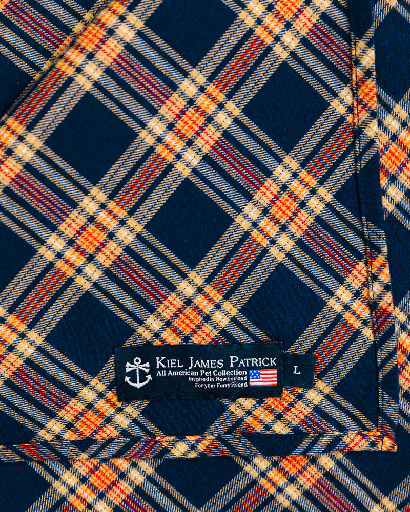 Acadia Coast Flannel Dog Bandana