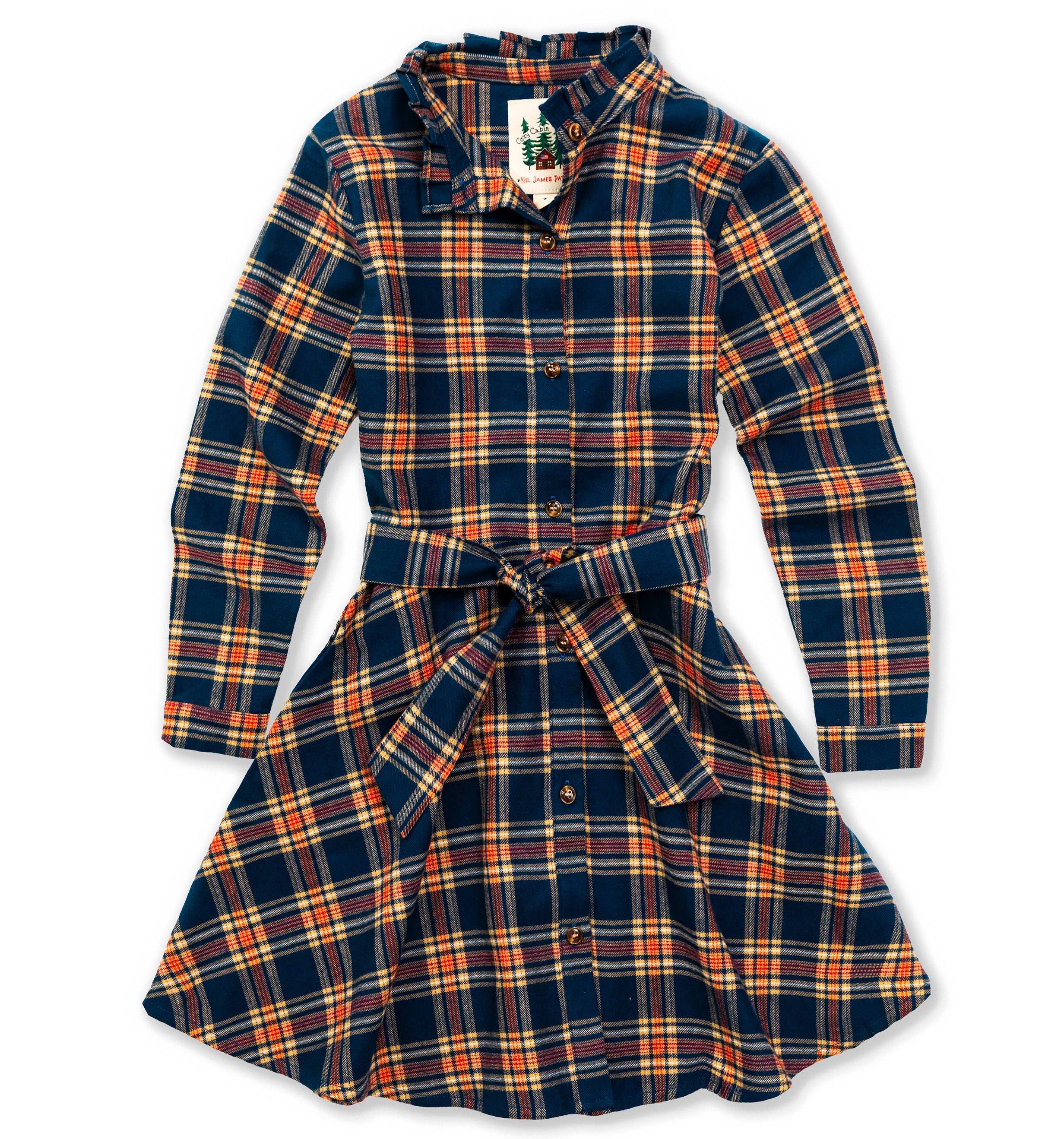 Acadia Coast Kids Flannel Dress