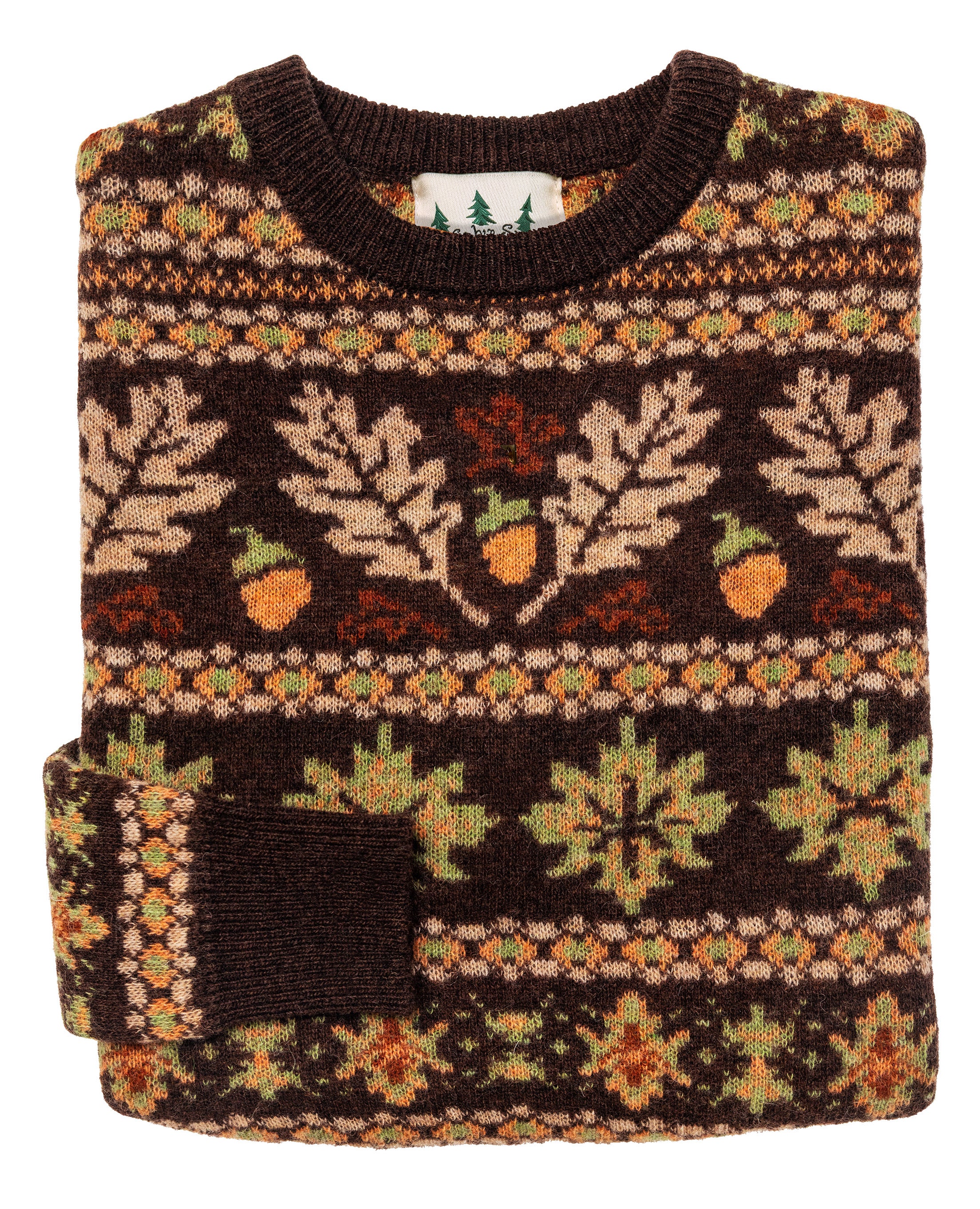 Acorn Leaves Fair Isle Sweater