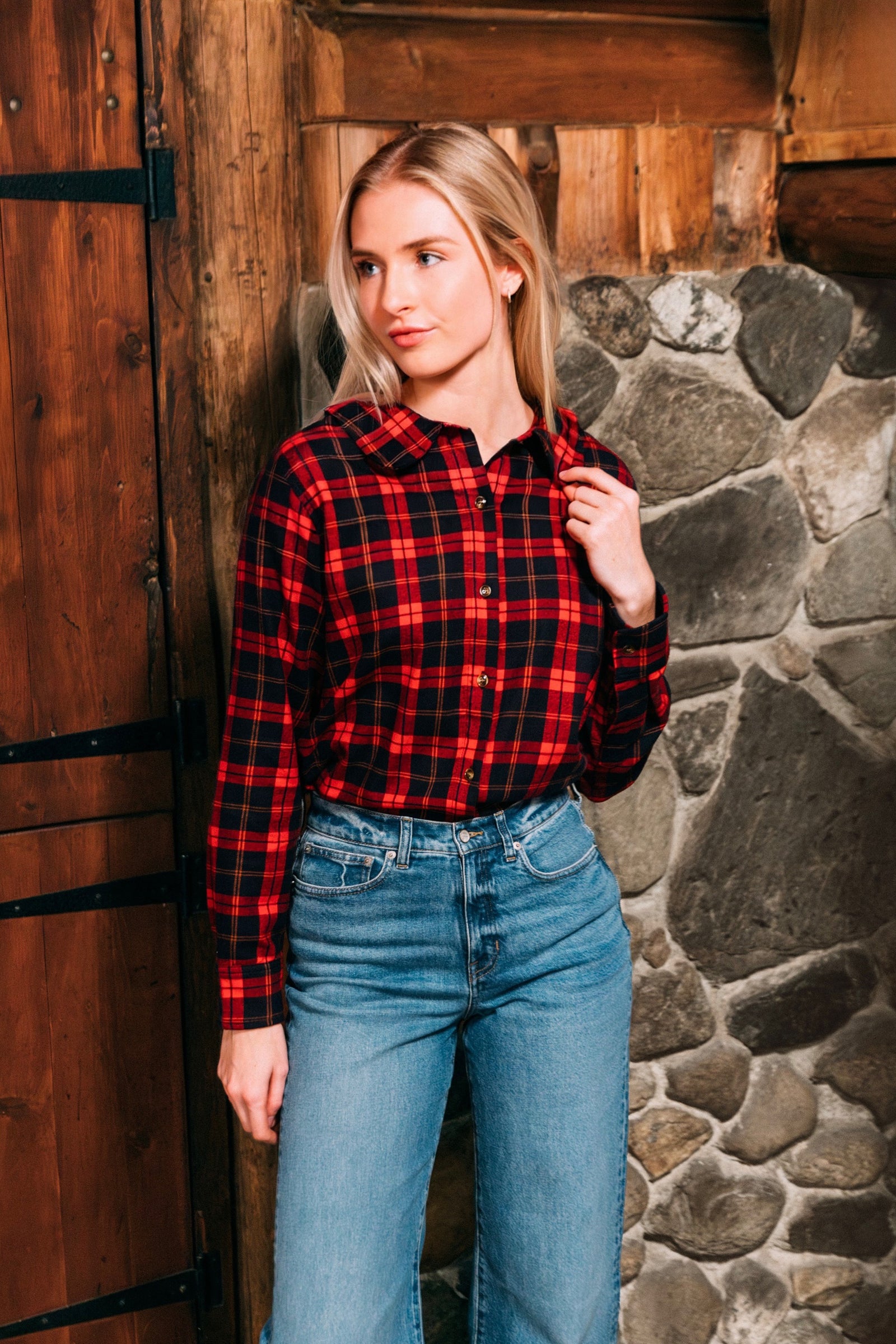 Alpine Lodge Women's Flannel Shirt – Kiel James Patrick
