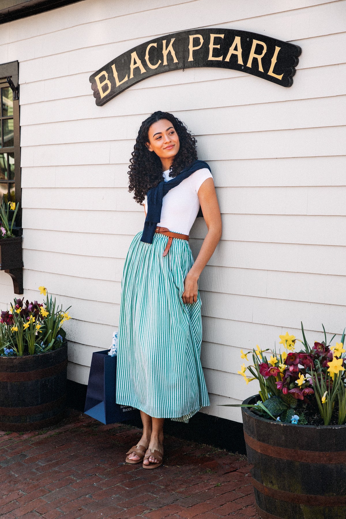 Amelia Stripe Skirt
