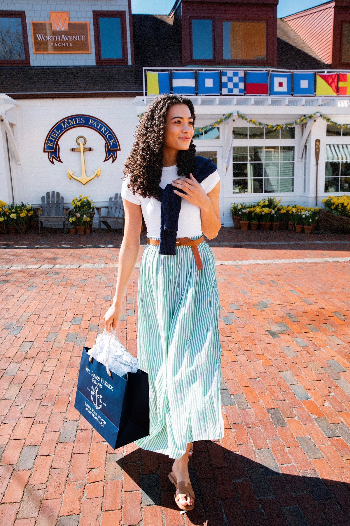 Amelia Stripe Skirt