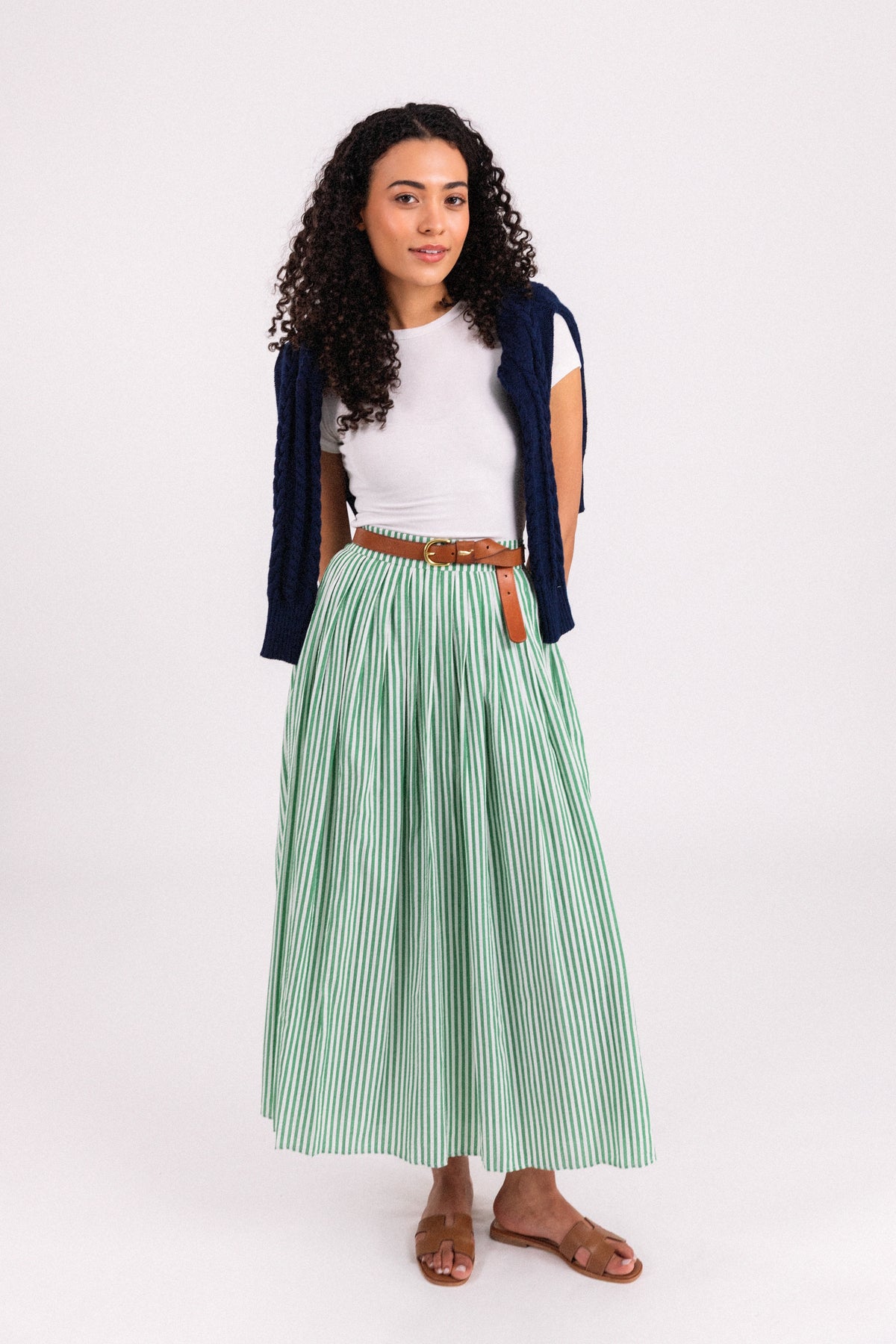 Amelia Stripe Skirt