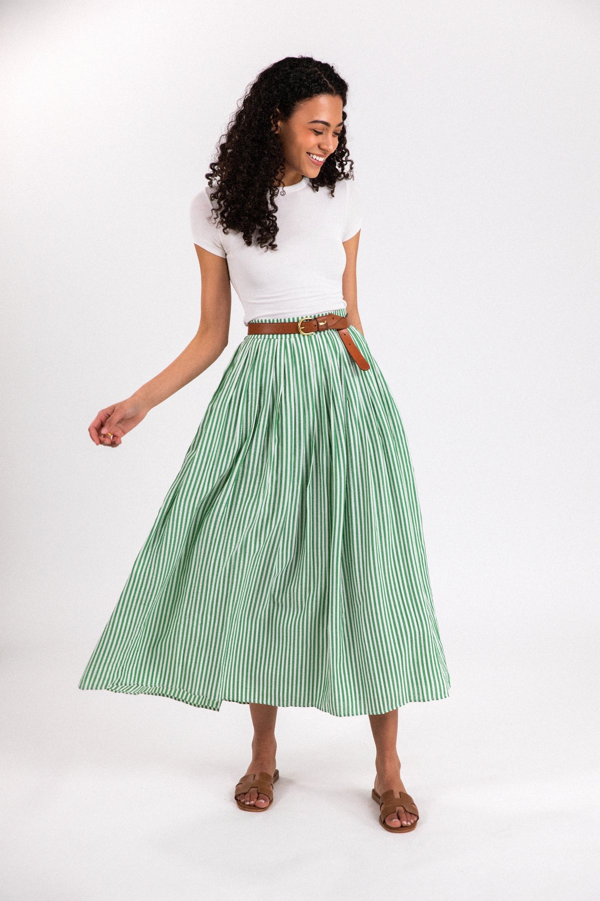 Amelia Stripe Skirt