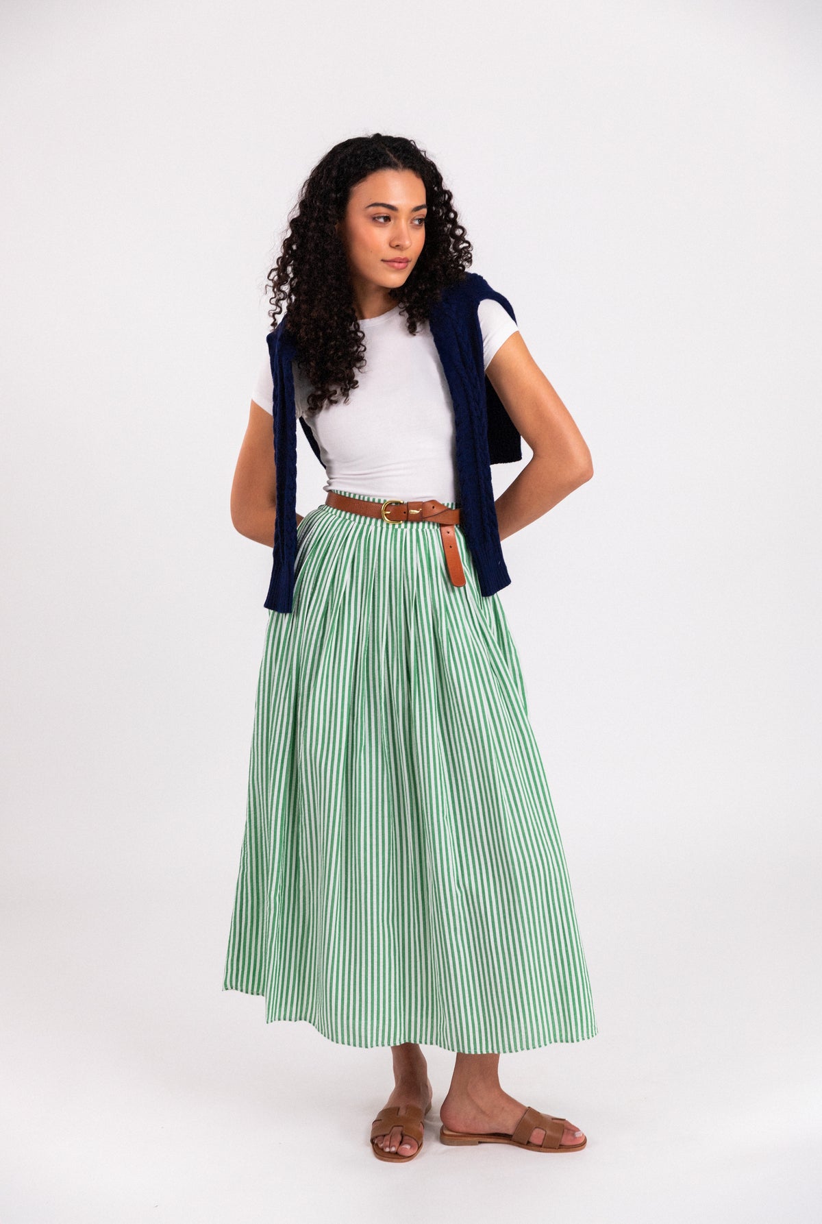 Amelia Stripe Skirt