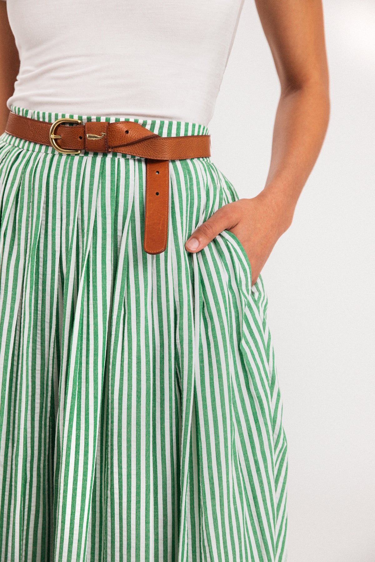 Amelia Stripe Skirt