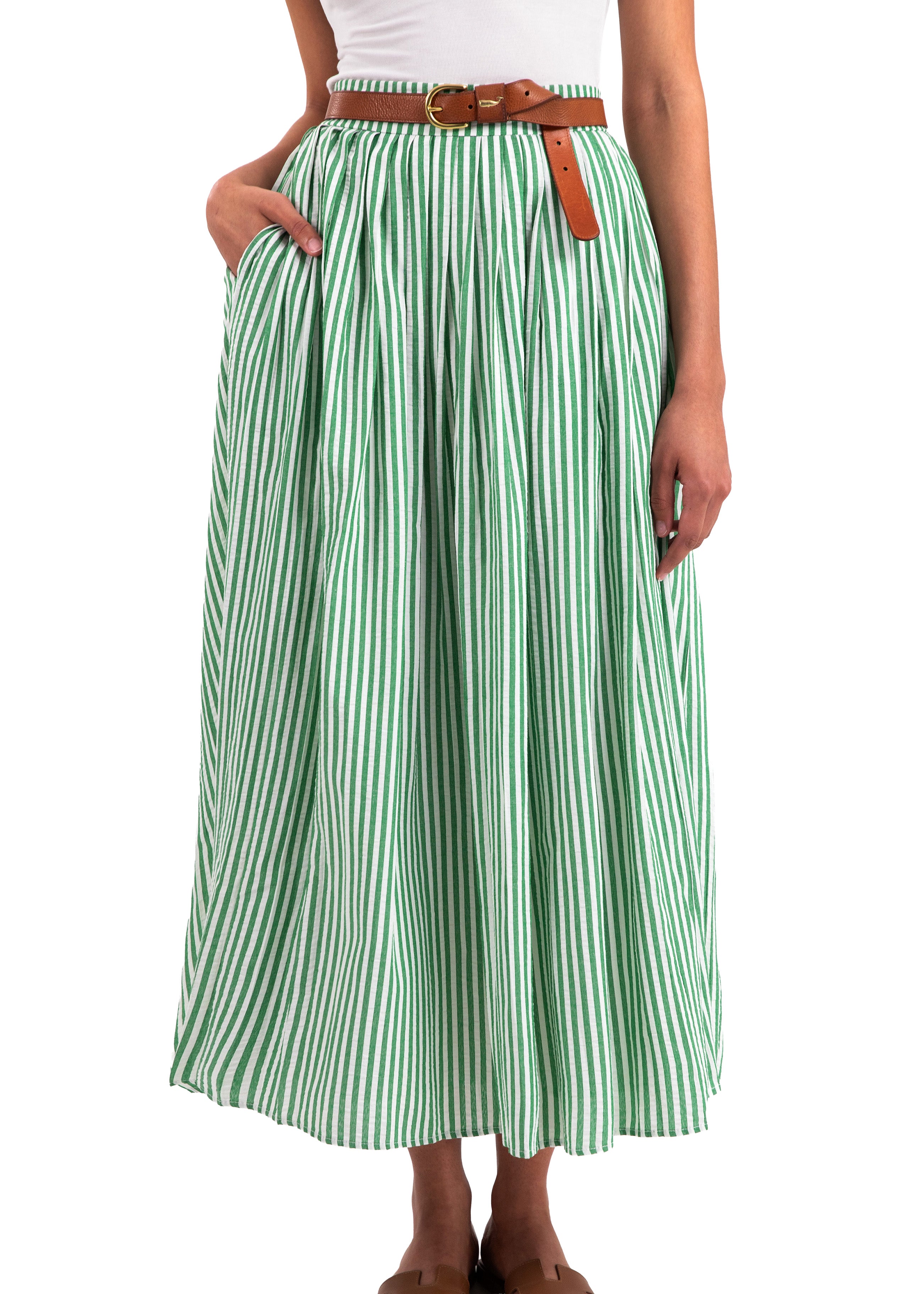 Amelia Stripe Skirt