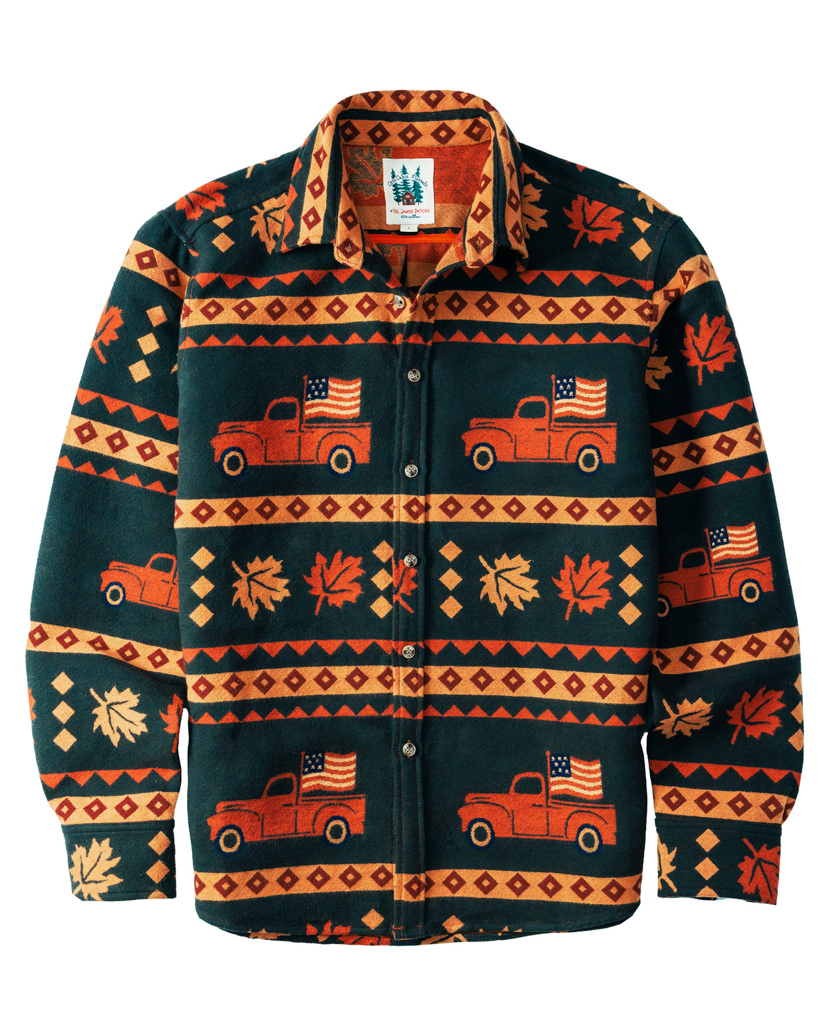 American Country Flannel Shirt Jacket