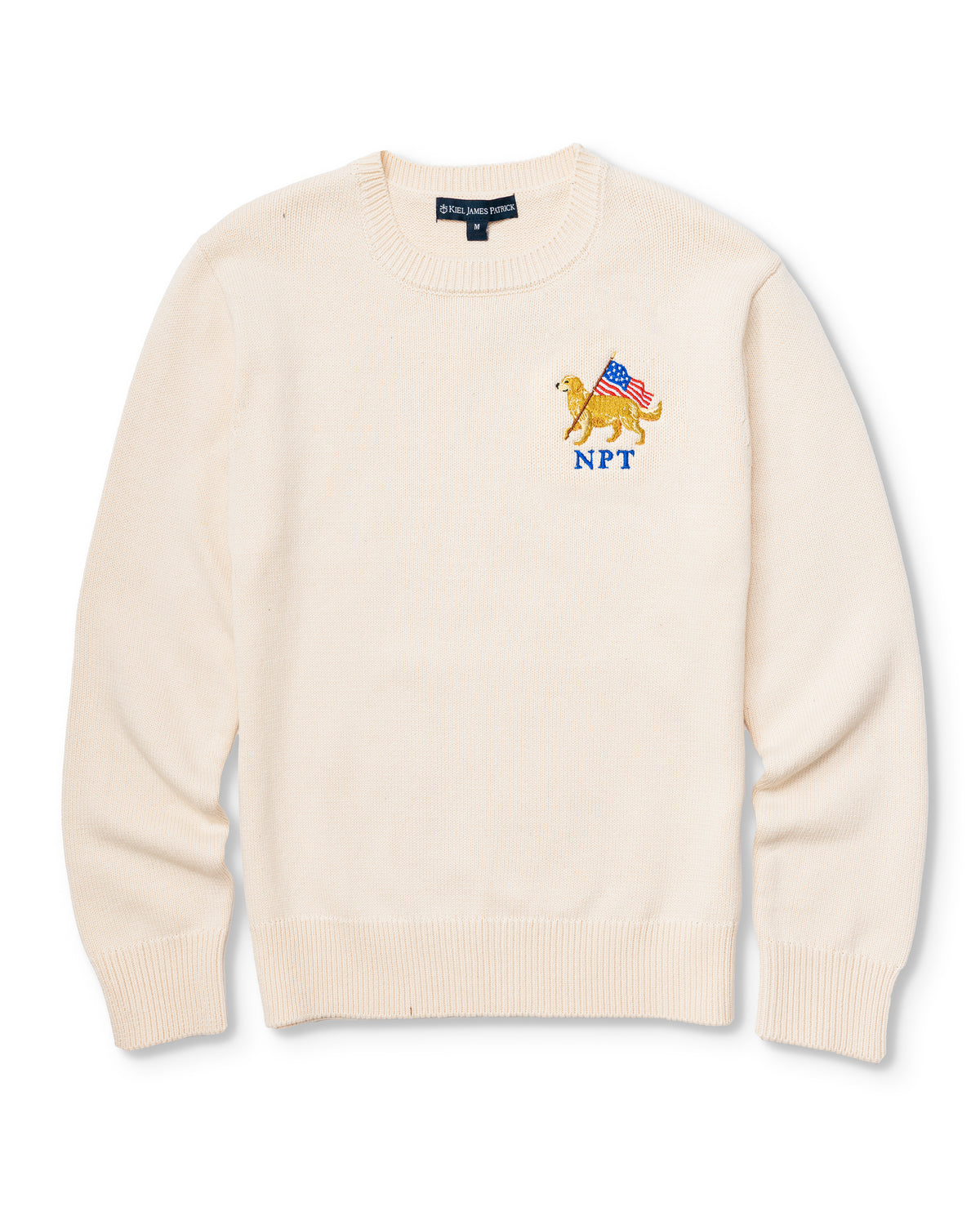 American Golden Embroidered Monogram Sweater - Men's