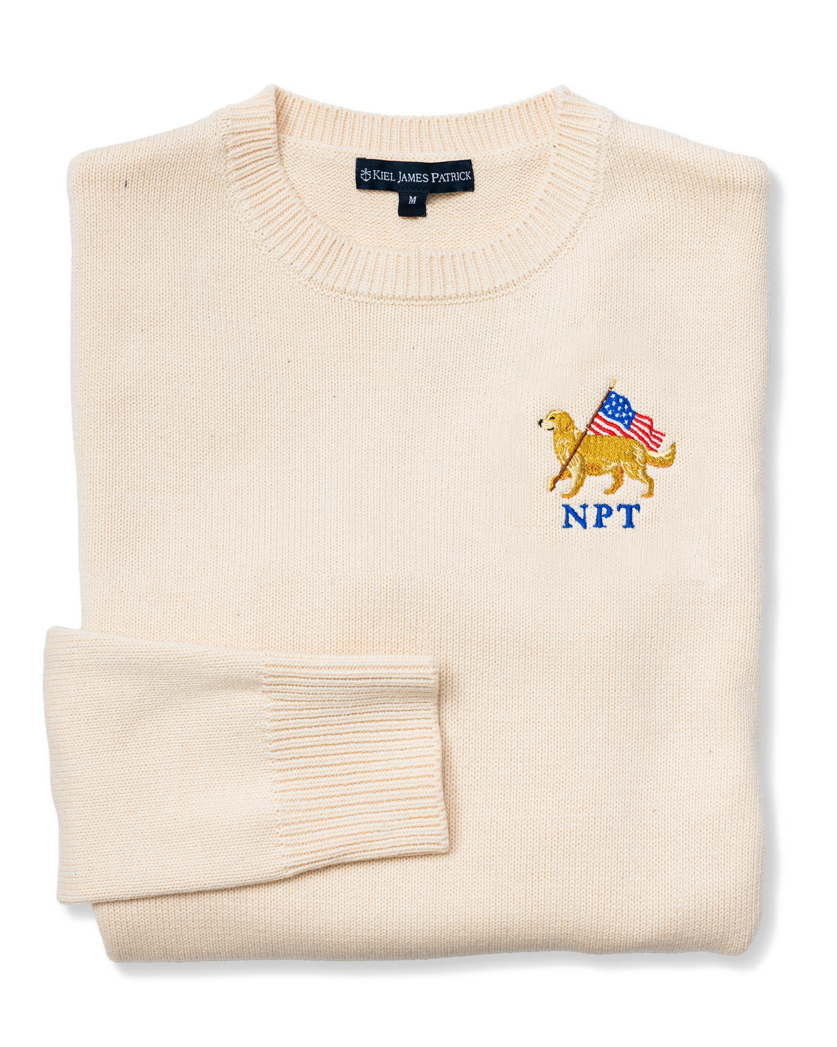 American Golden Embroidered Monogram Sweater - Men's
