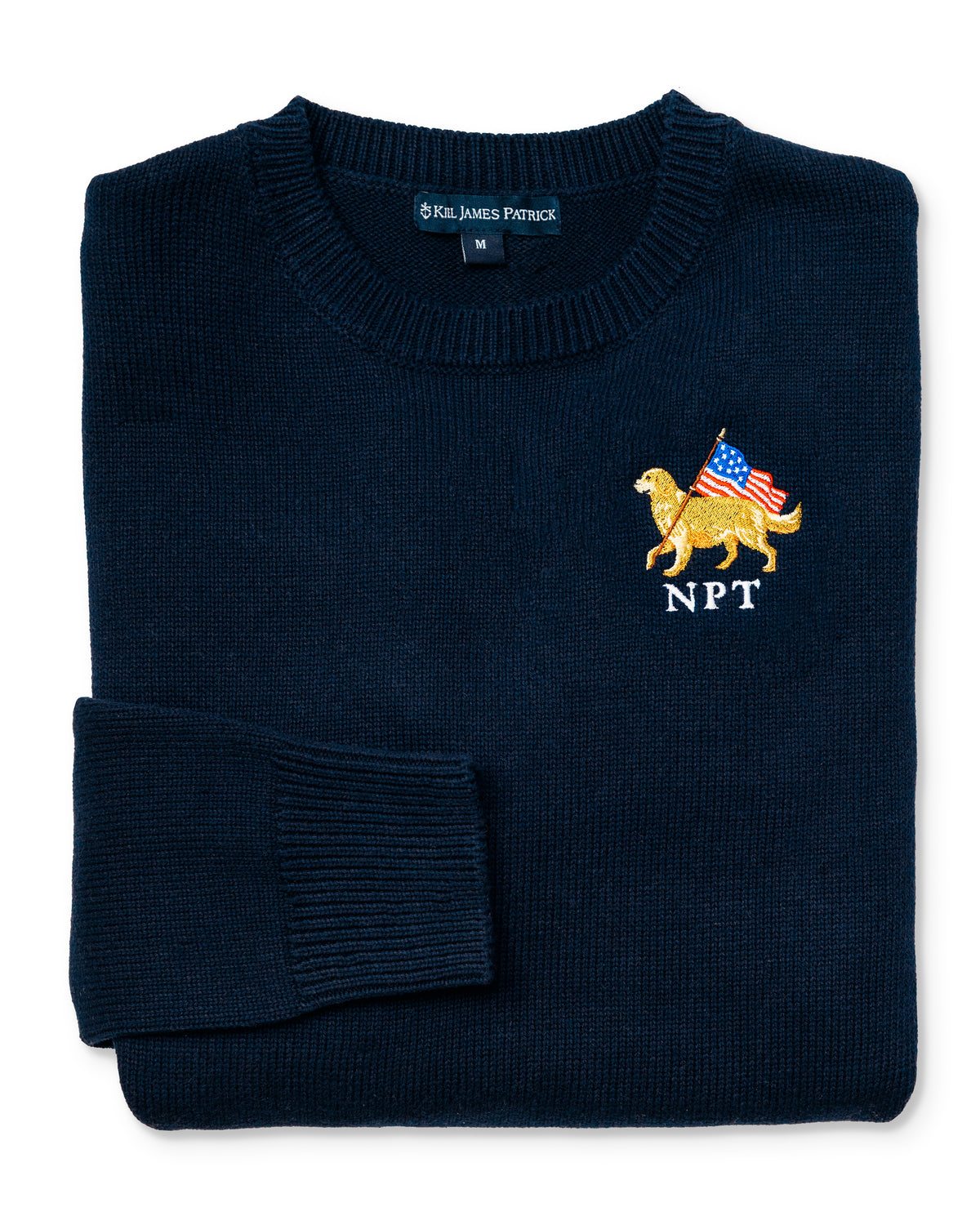 American Golden Embroidered Monogram Sweater - Men's