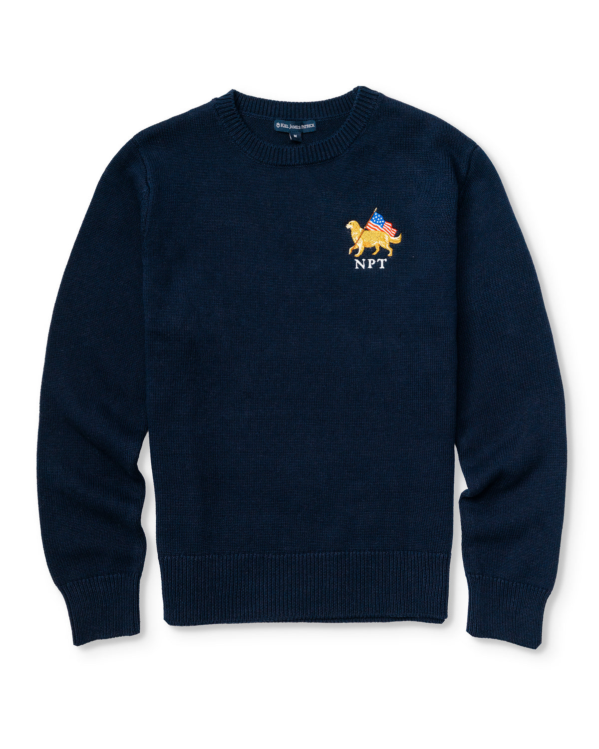 American Golden Embroidered Monogram Sweater - Men's