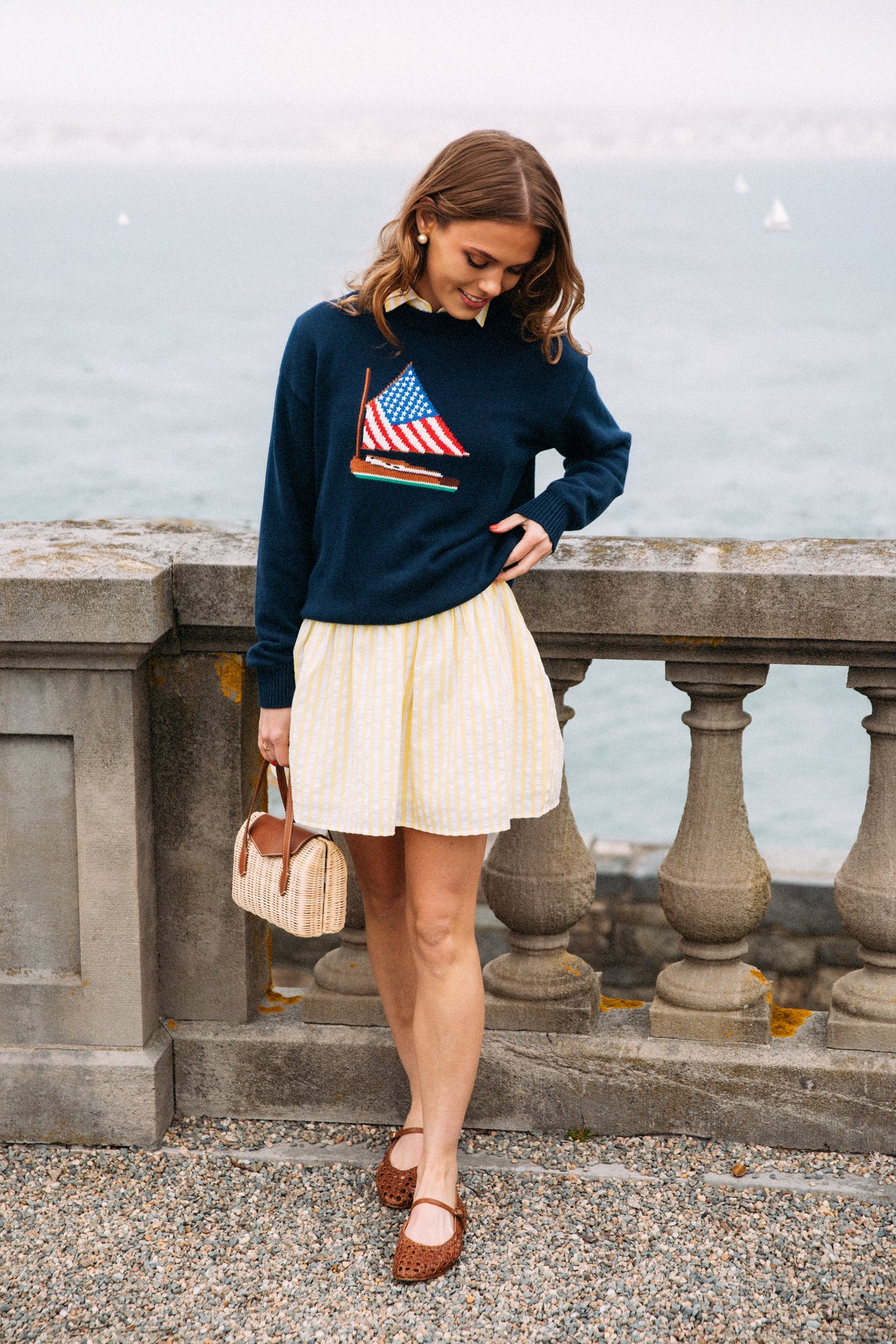 American Sail Intarsia Sweater