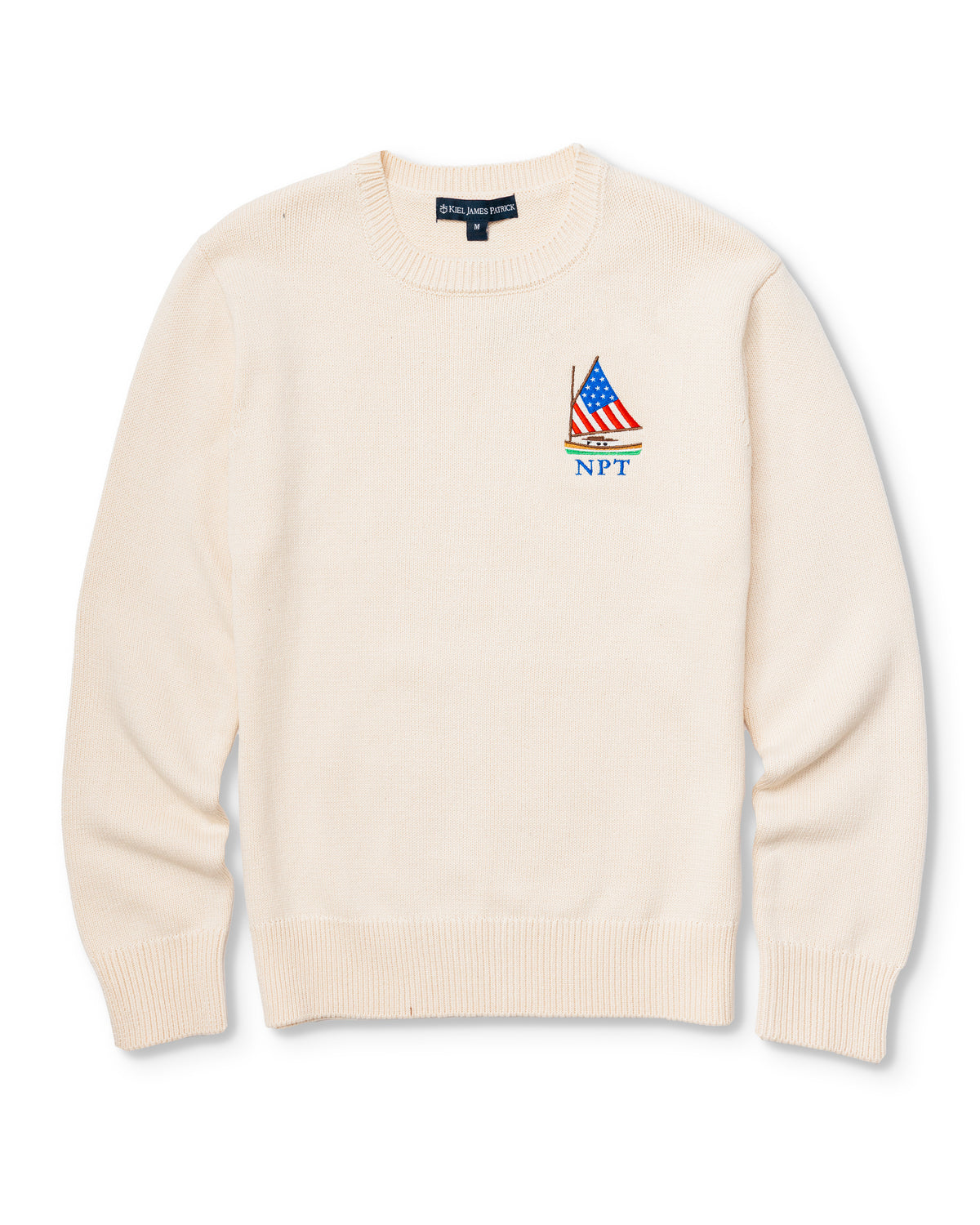 American Sail Embroidered Monogram Sweater - Women's