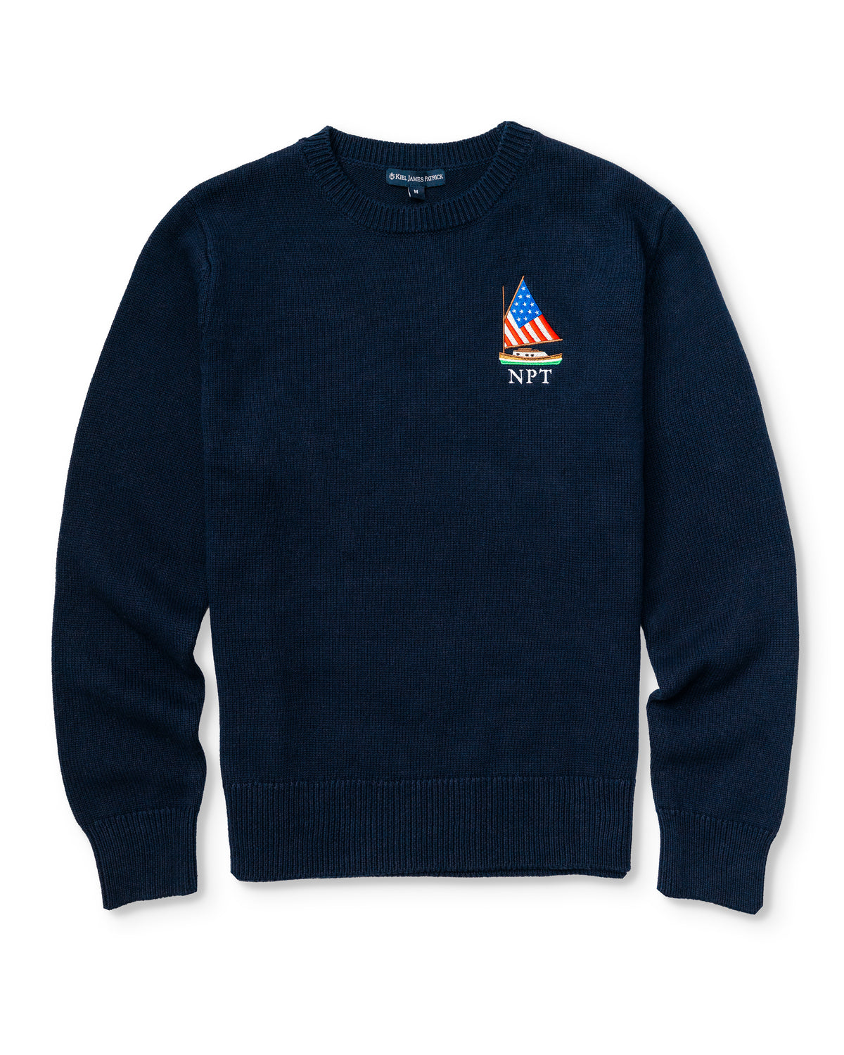 American Sail Embroidered Monogram Sweater - Women's
