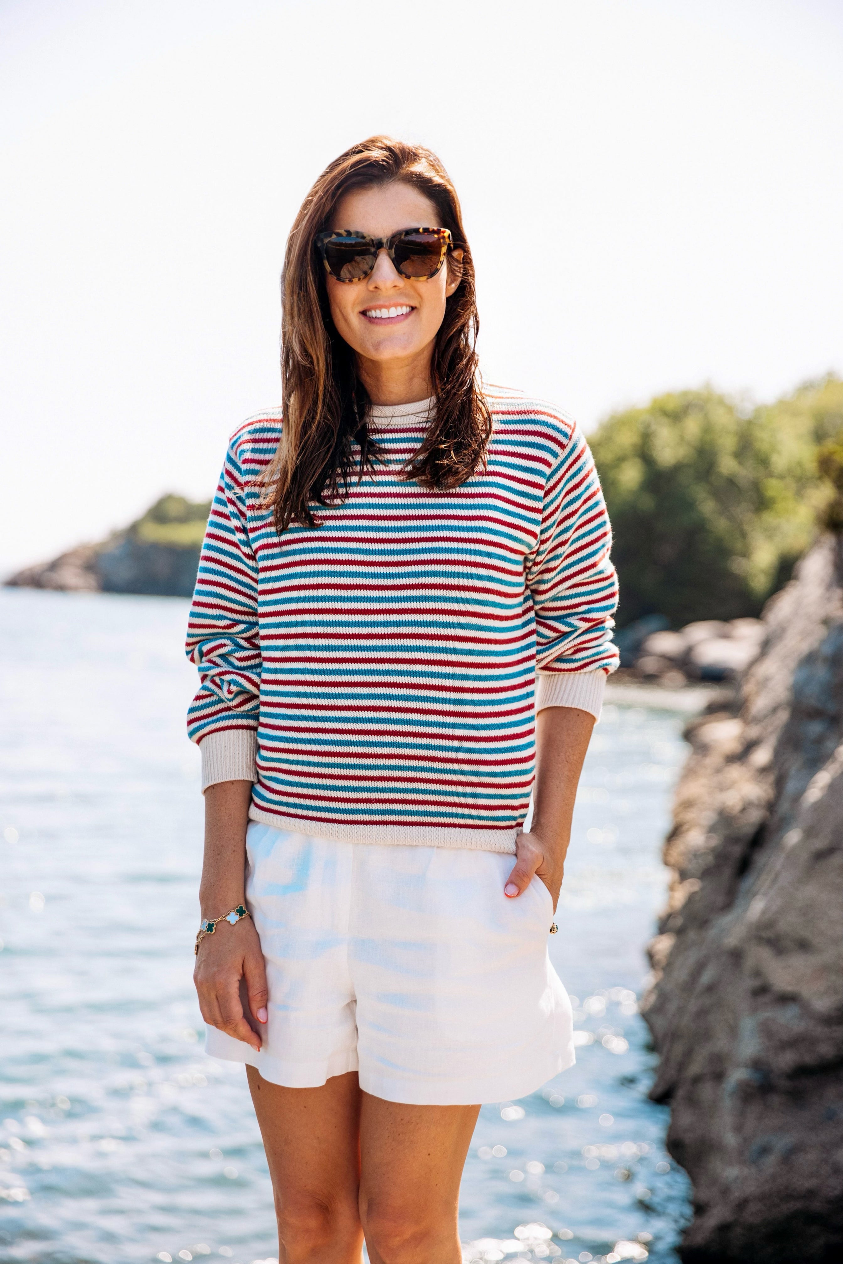 American Stripes Rollneck Sweater