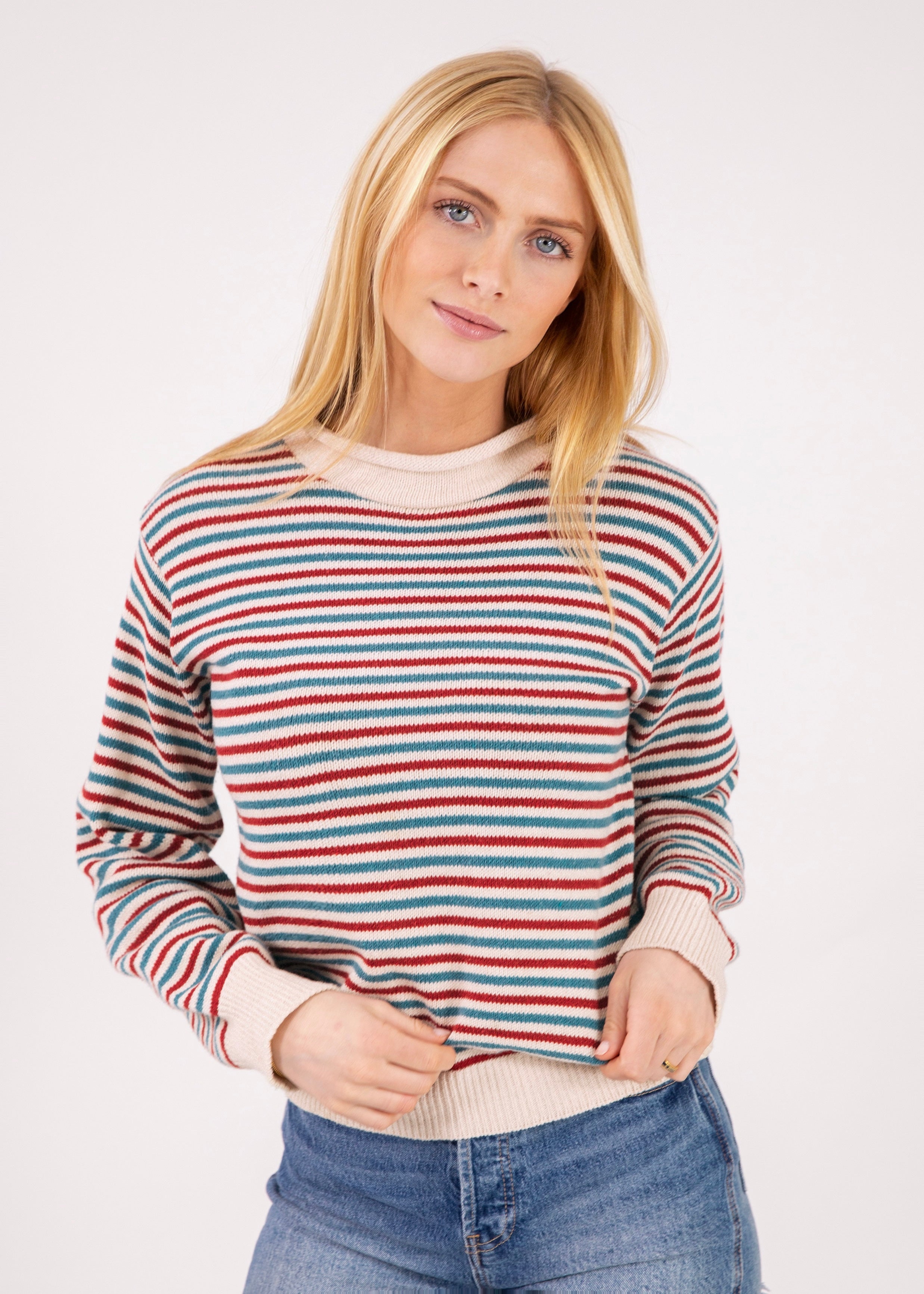 American Stripes Rollneck Sweater