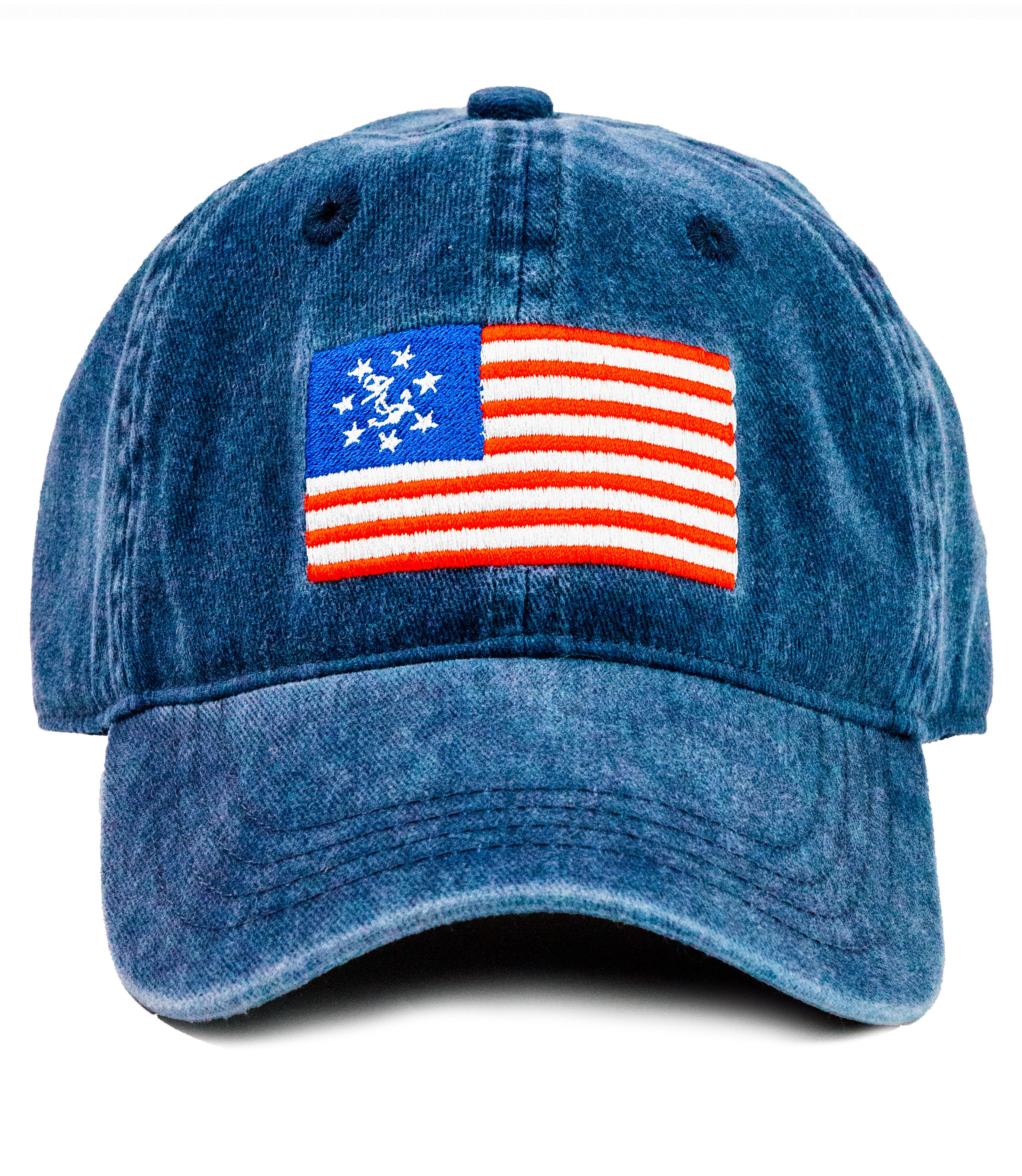 American Yacht Flag Hat in Navy