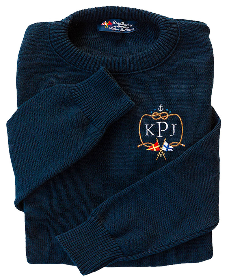 American Yacht Club Embroidered Monogram Sweater - Men's – Kiel