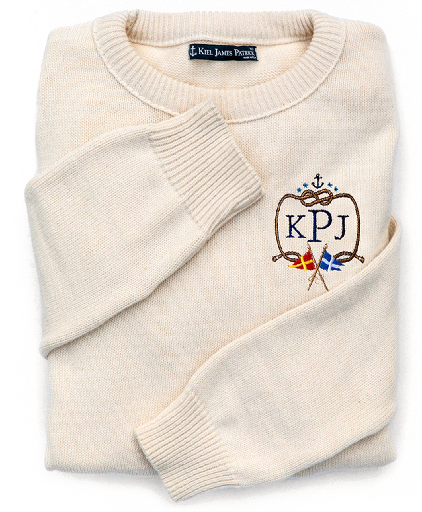 American Yacht Club Embroidered Monogram Sweater - Men's