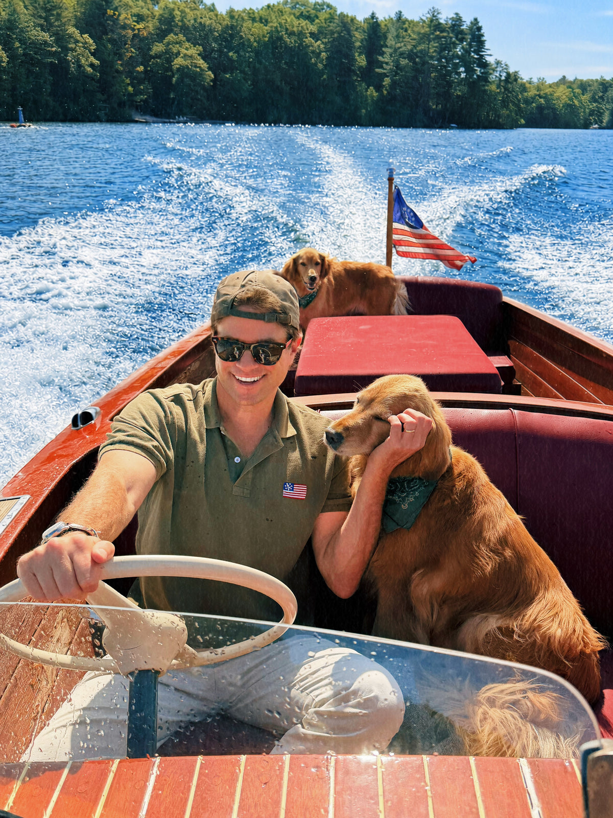 American Yacht Polo in Olive