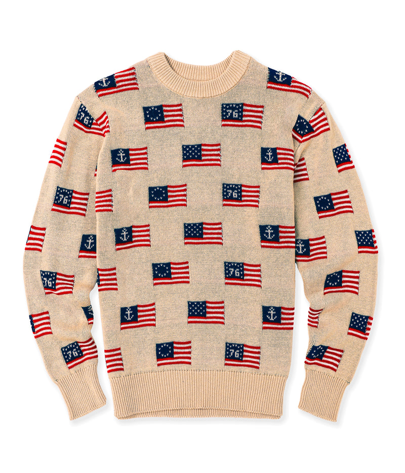 KJP Men's Heritage Americana Flag Crewneck Sweater – Kiel James