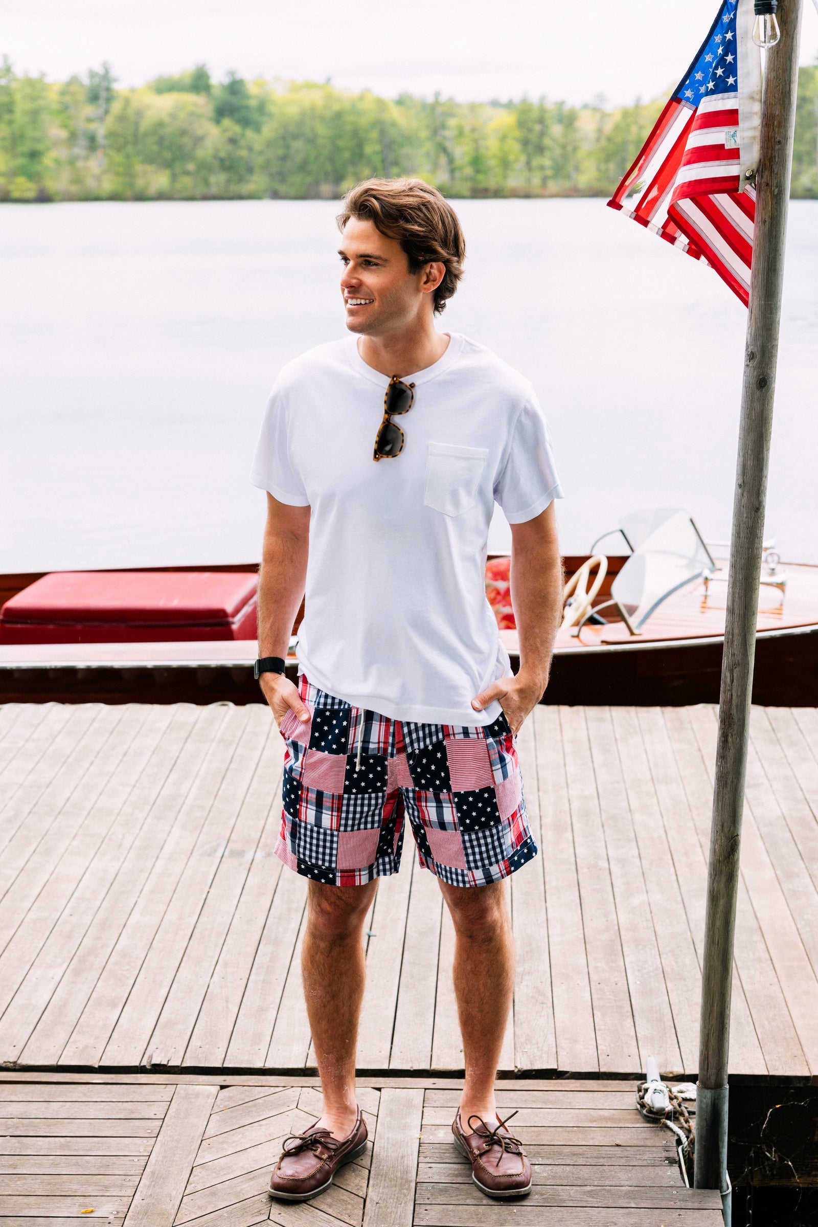 KJP Men's Americana Patchwork 6