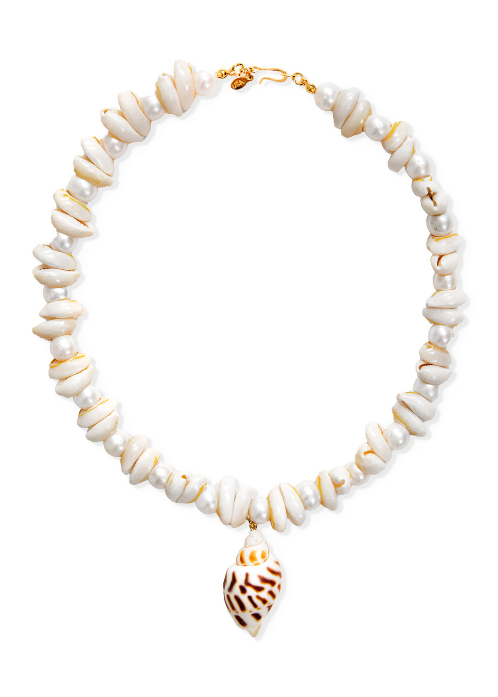 KJP Atlantic Heirloom Pearl and Puka Shell Pendant Necklace – Kiel