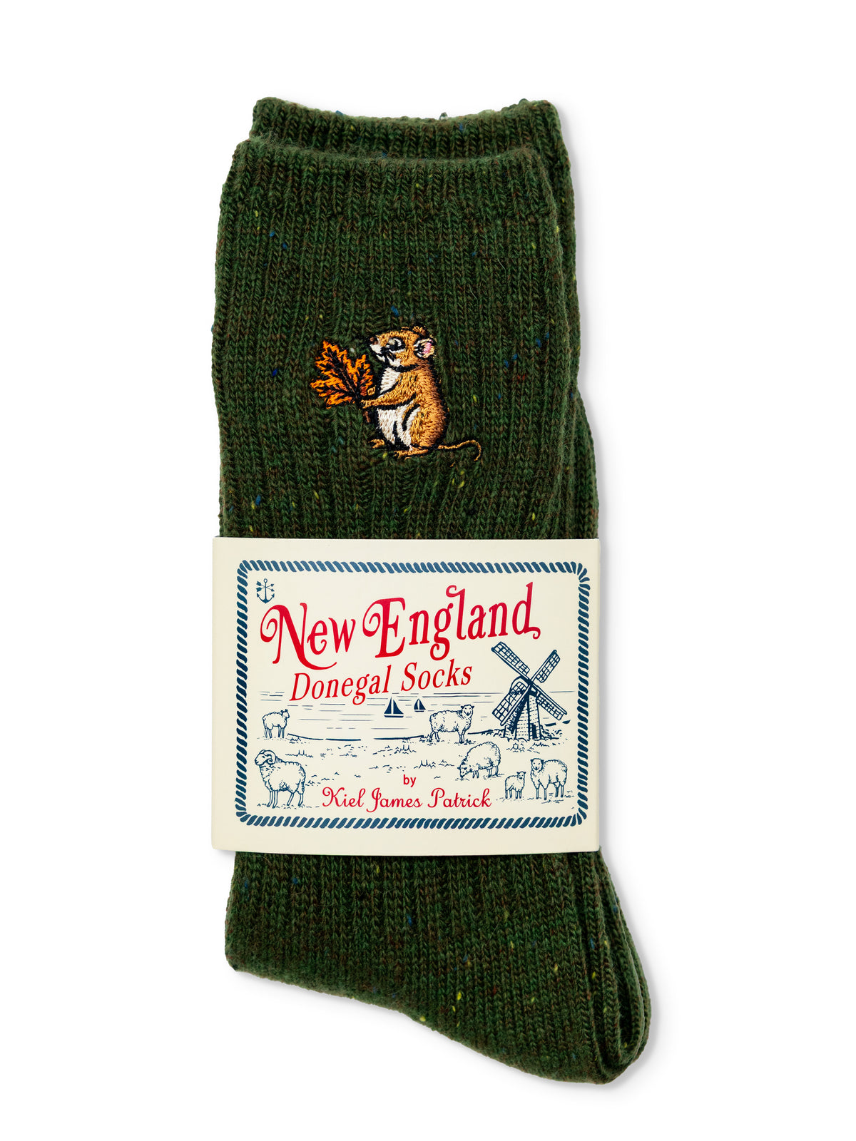 Autumn Field Mouse Donegal Socks