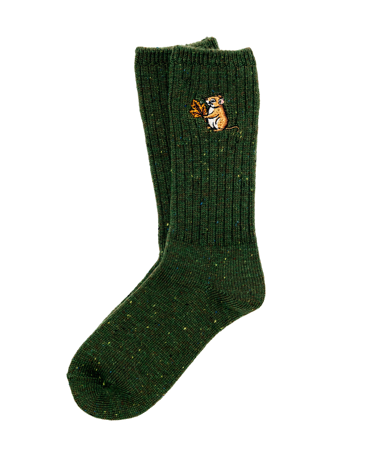 Autumn Field Mouse Donegal Socks