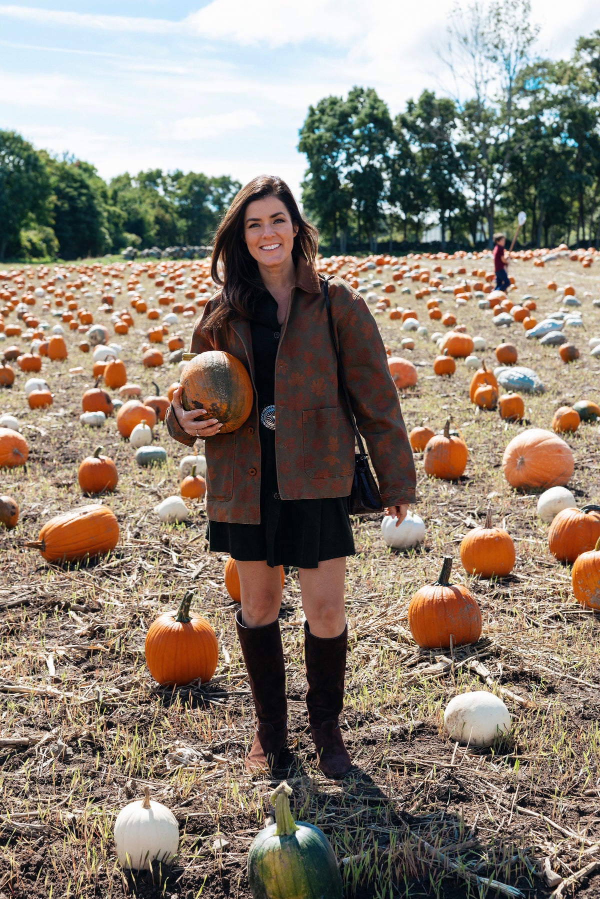 Autumn Leaves Canvas Barn Coat