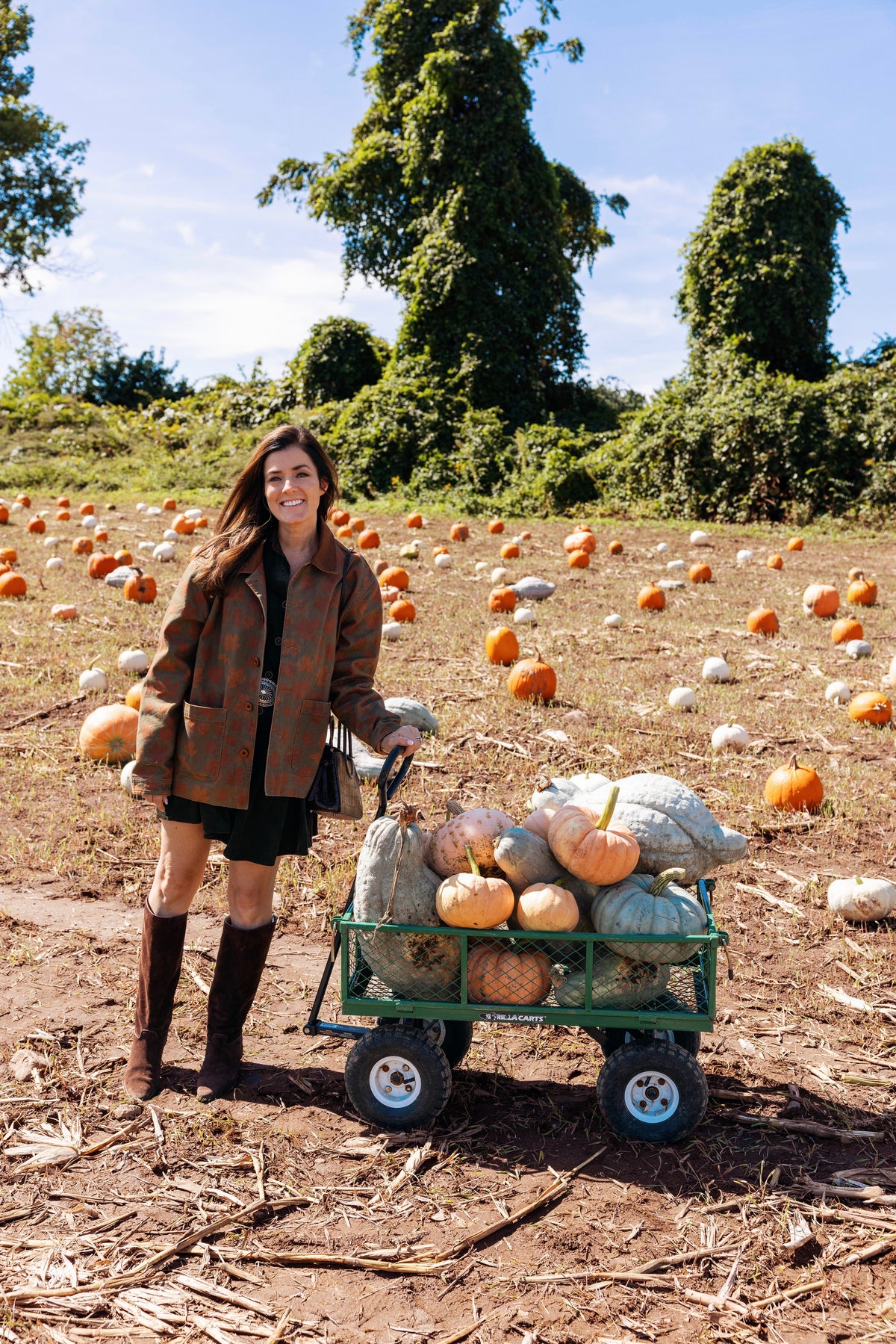 Autumn Leaves Canvas Barn Coat