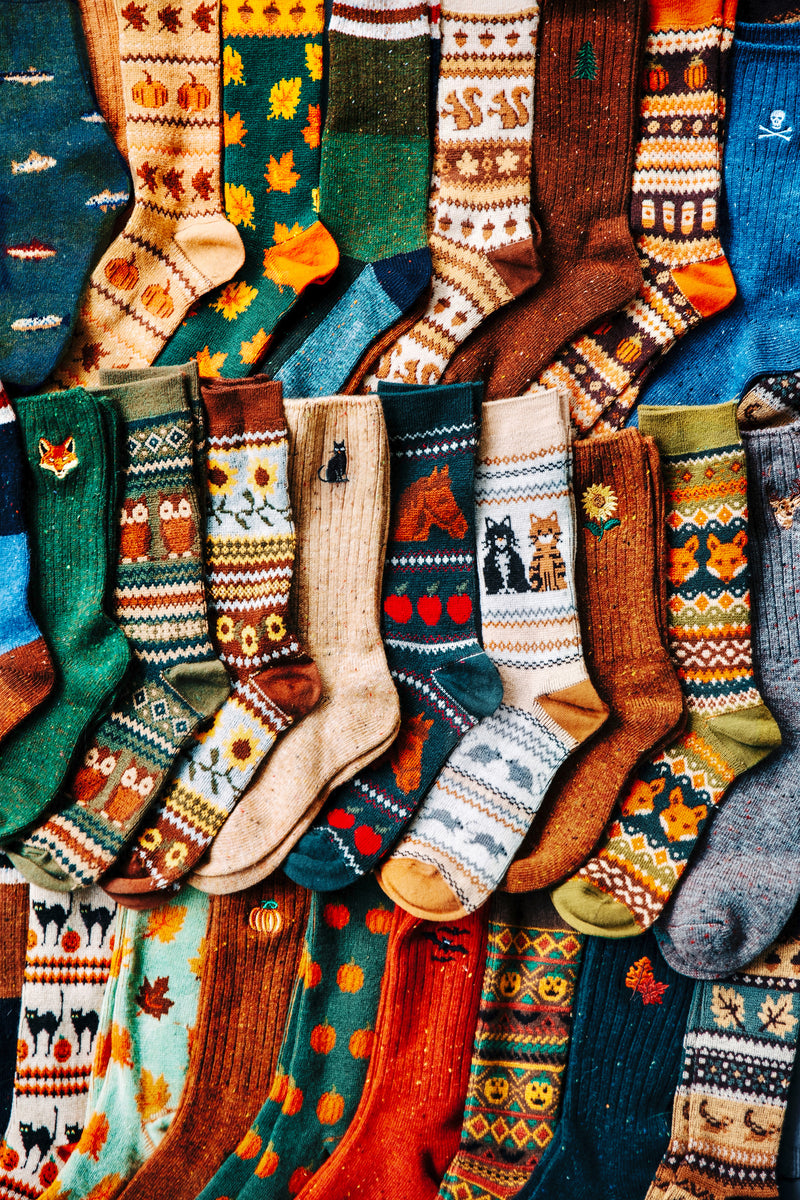 Sunflower Fair Isle Socks