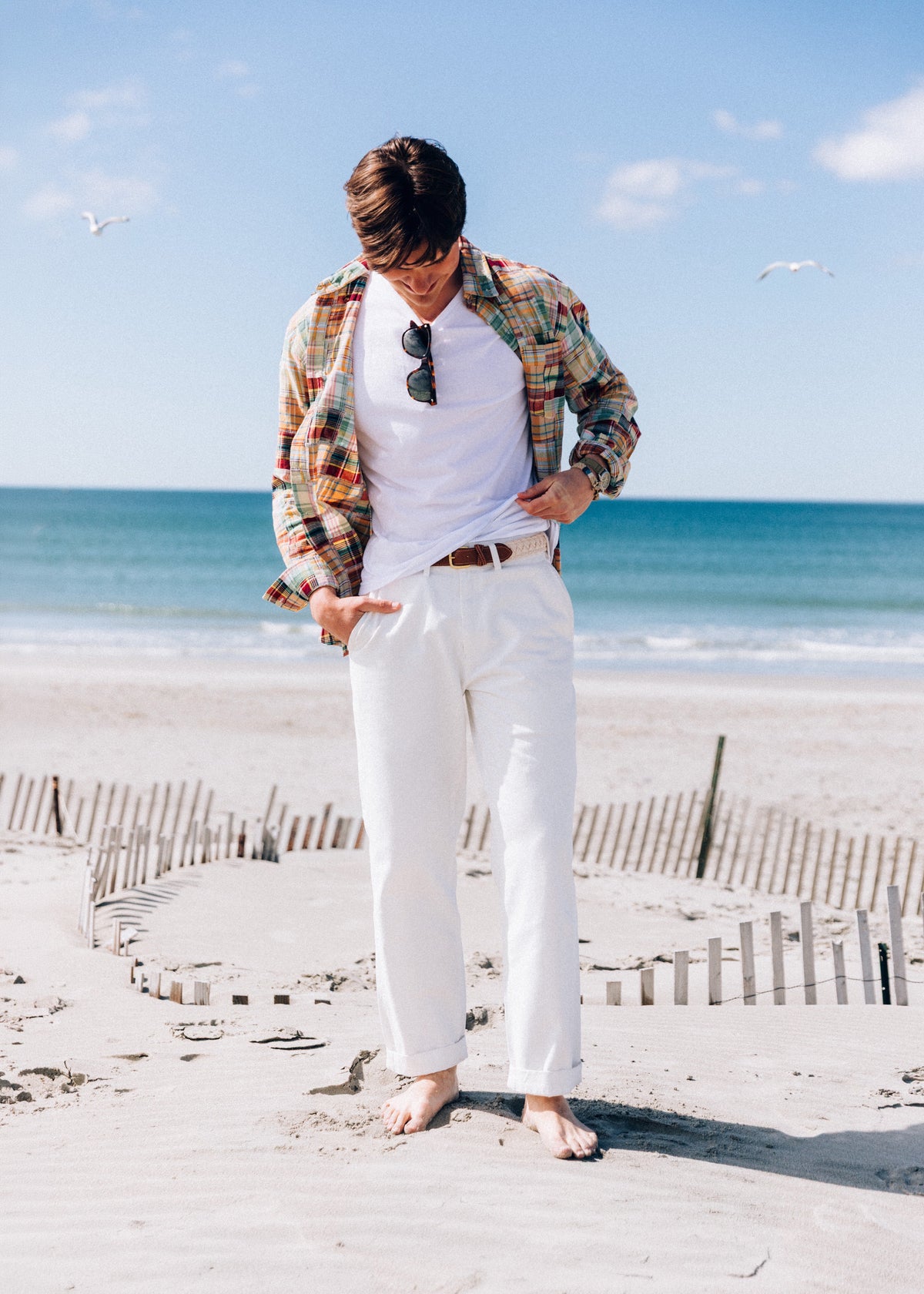 Newport Chino Pants in White