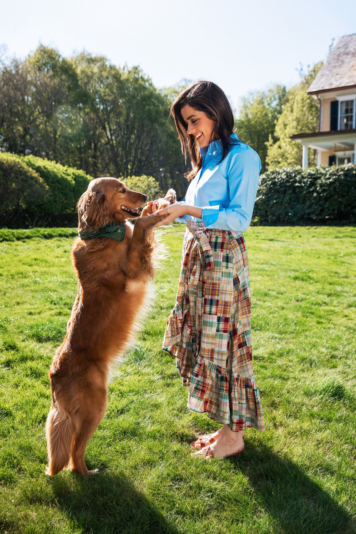 Bar Harbor Patchwork Madras Skirt