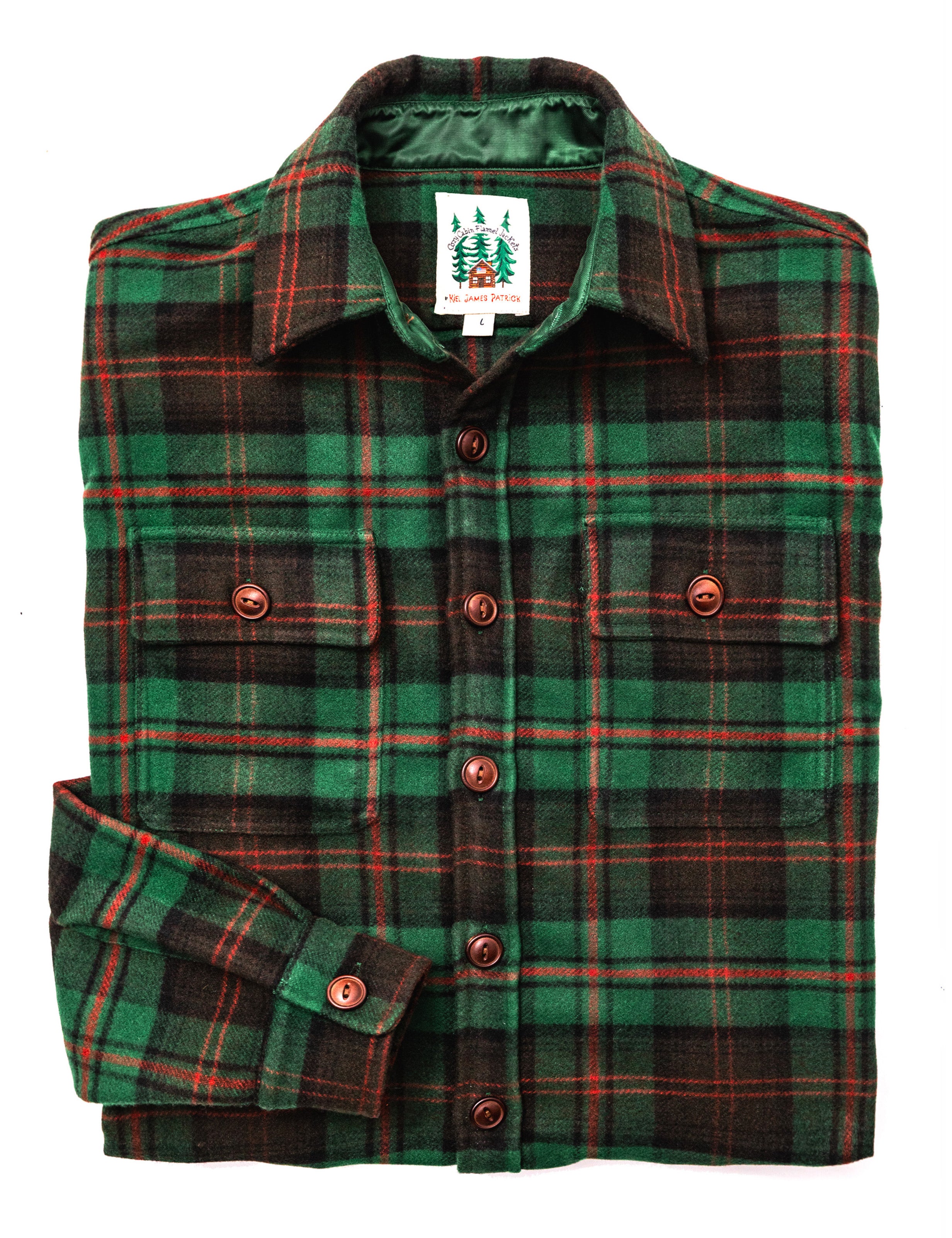 Berkshire Pine Plaid Shirt Jacket