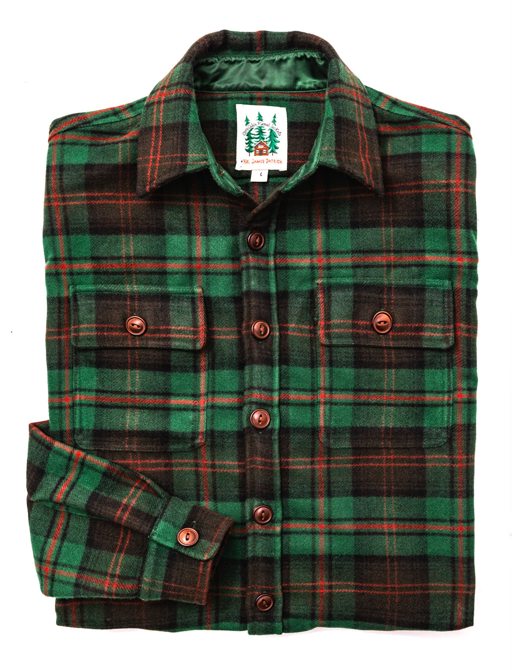 Berkshire Pine Plaid Shirt Jacket S