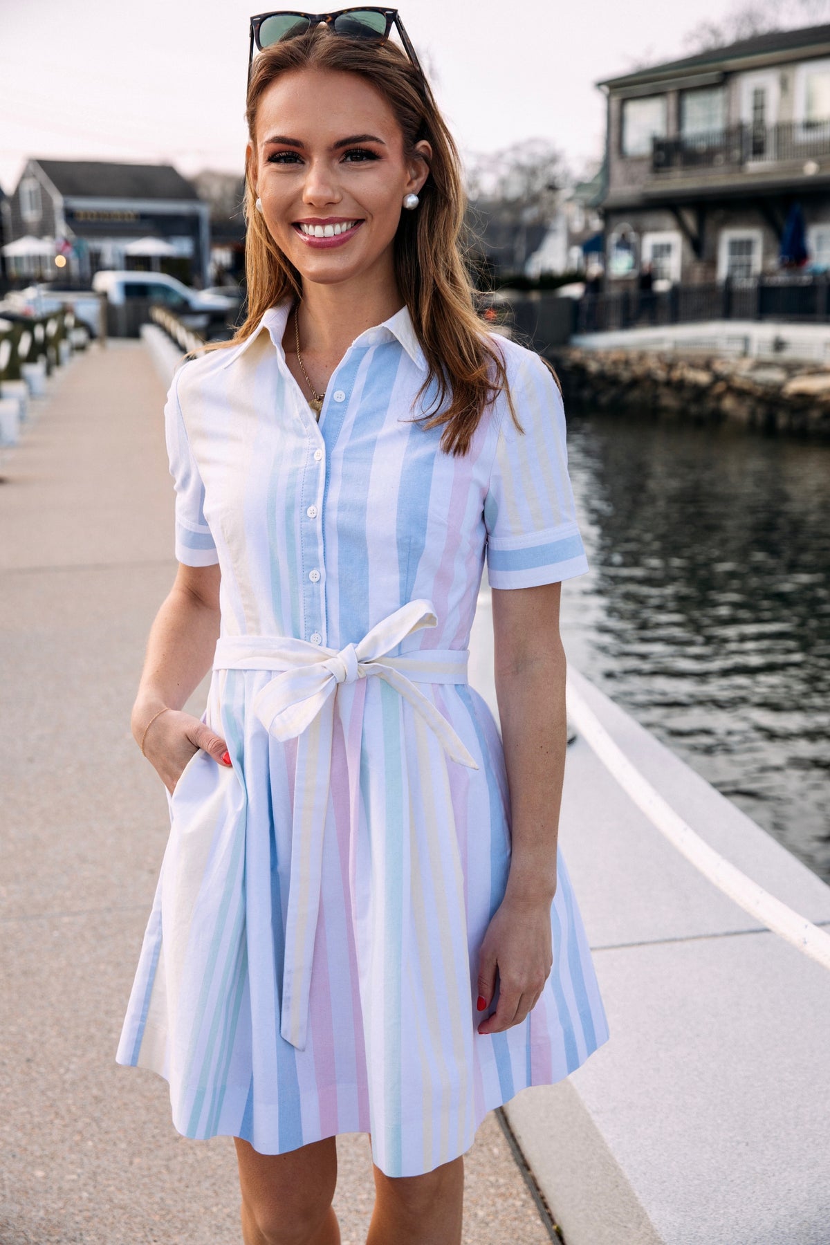 Bermuda Beach Club Shirtdress