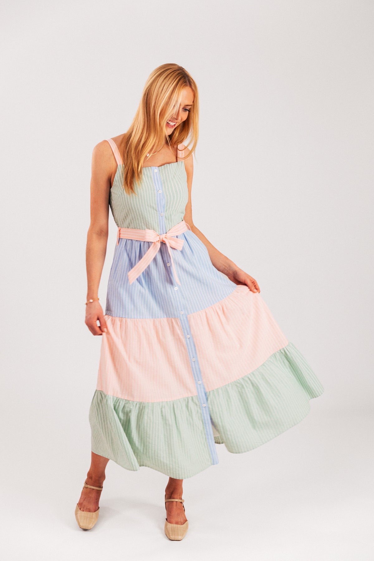 Blythe Pastel Stripe Dress