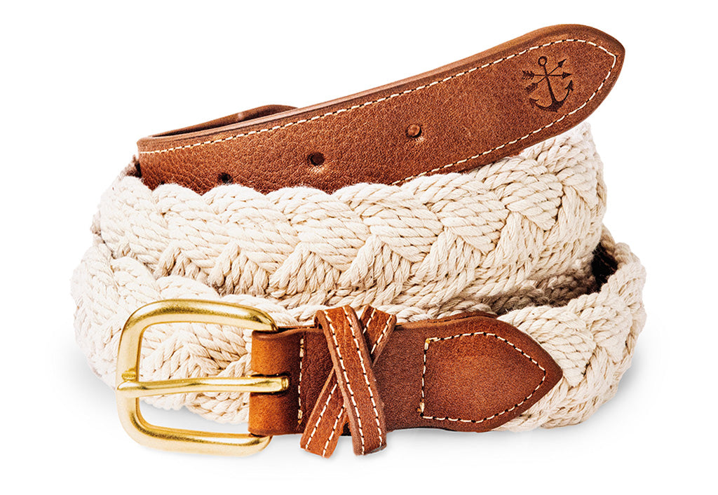 Kiel James Patrick hand-crafted braided nautical belt Tristram Calmwinds Belt – Kiel James Patrick main image 3
