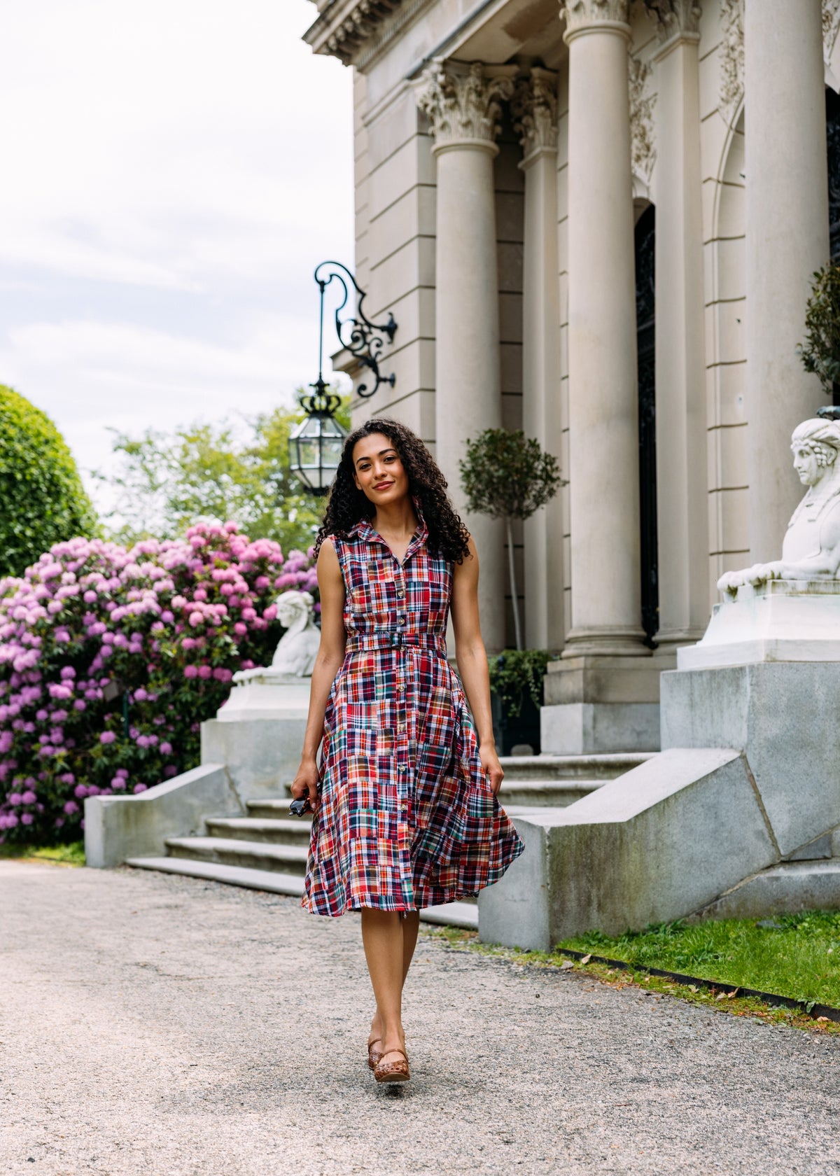 cotton madras dress Bristol Patchwork Shirtdress jamaican quadrille dress This delightful dress is Select Coat Size:EU50/US40 Tatayosi XJ Rustic Brown category:What to Wear Going Out