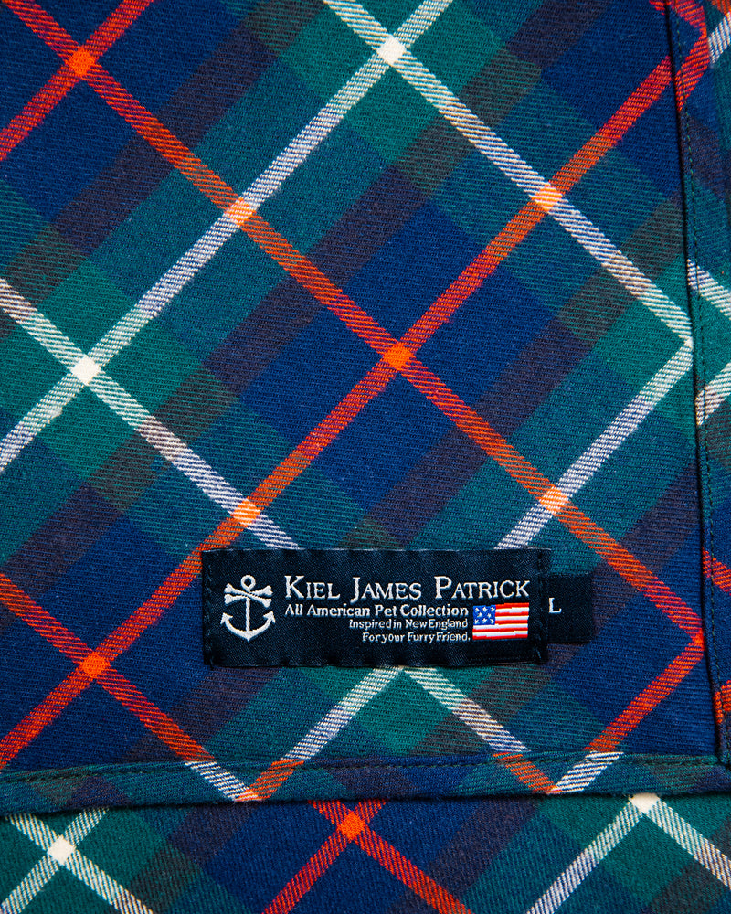 Camden Harbor Flannel Dog Bandana